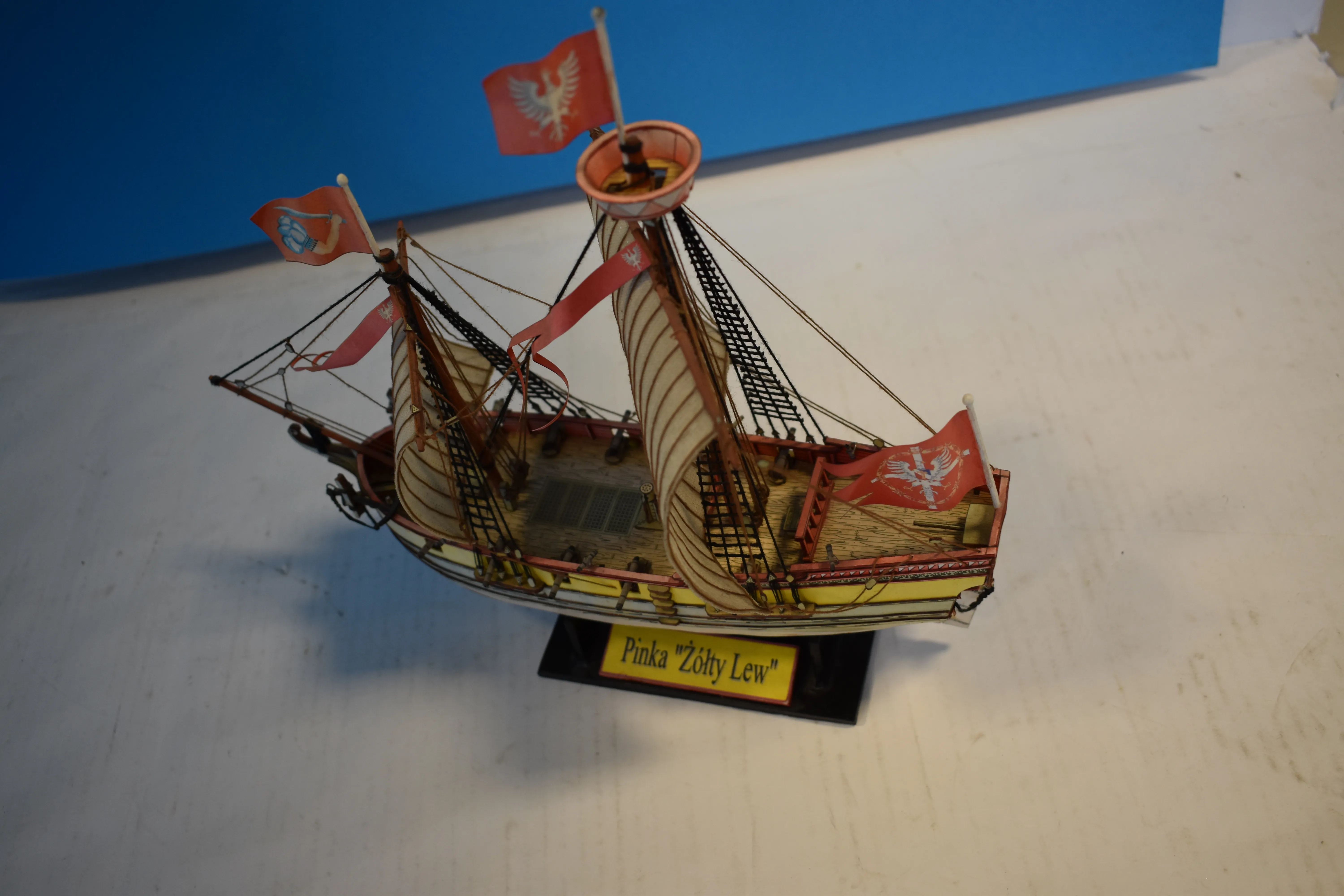 Модель корабля Парусный корабль "Żółty lew" - Верфь на Столе