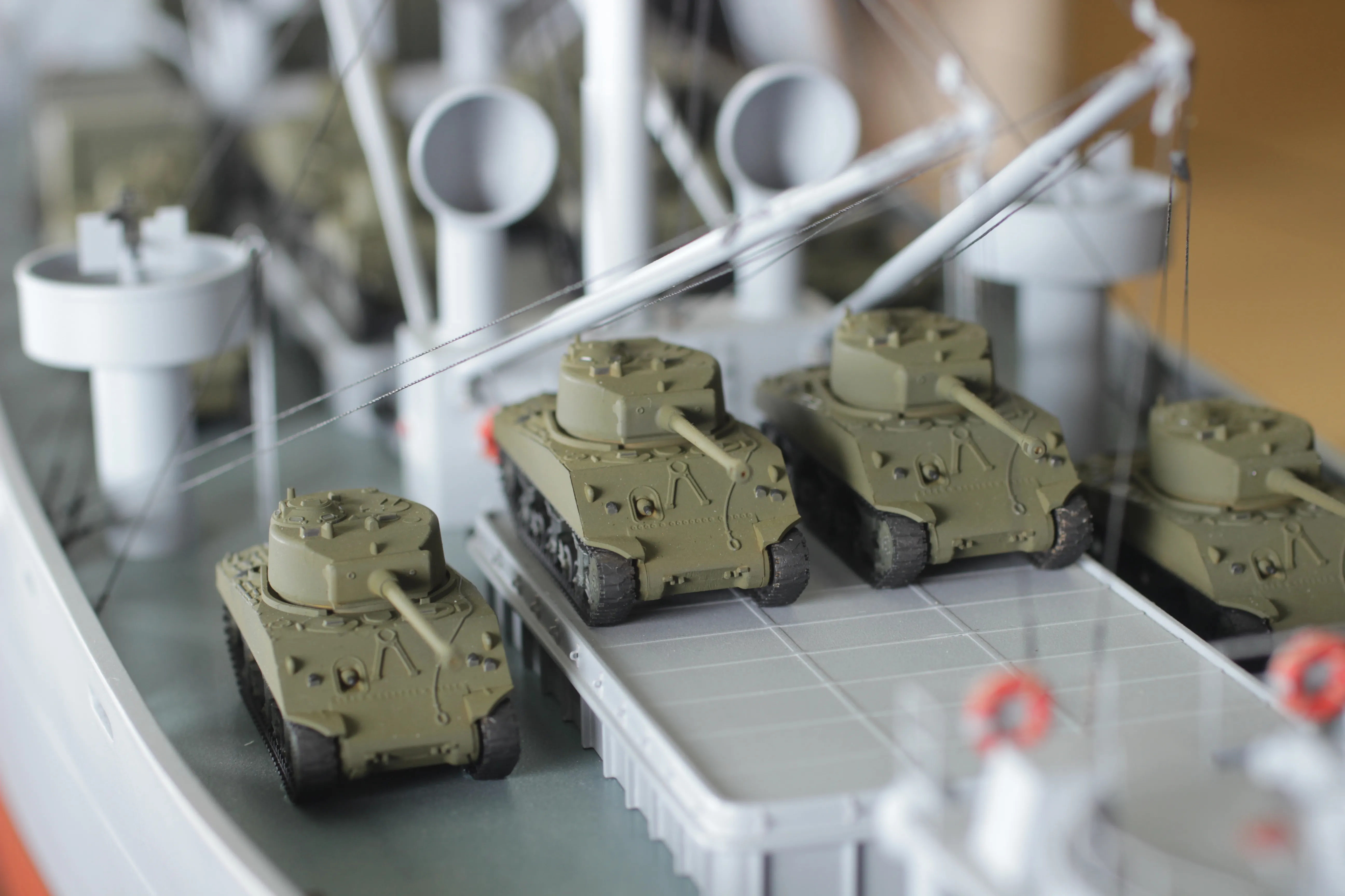 Модель корабля    Транспорт типа "Либерти"  - "Александр Баранов" 1943 г. - Верфь на Столе