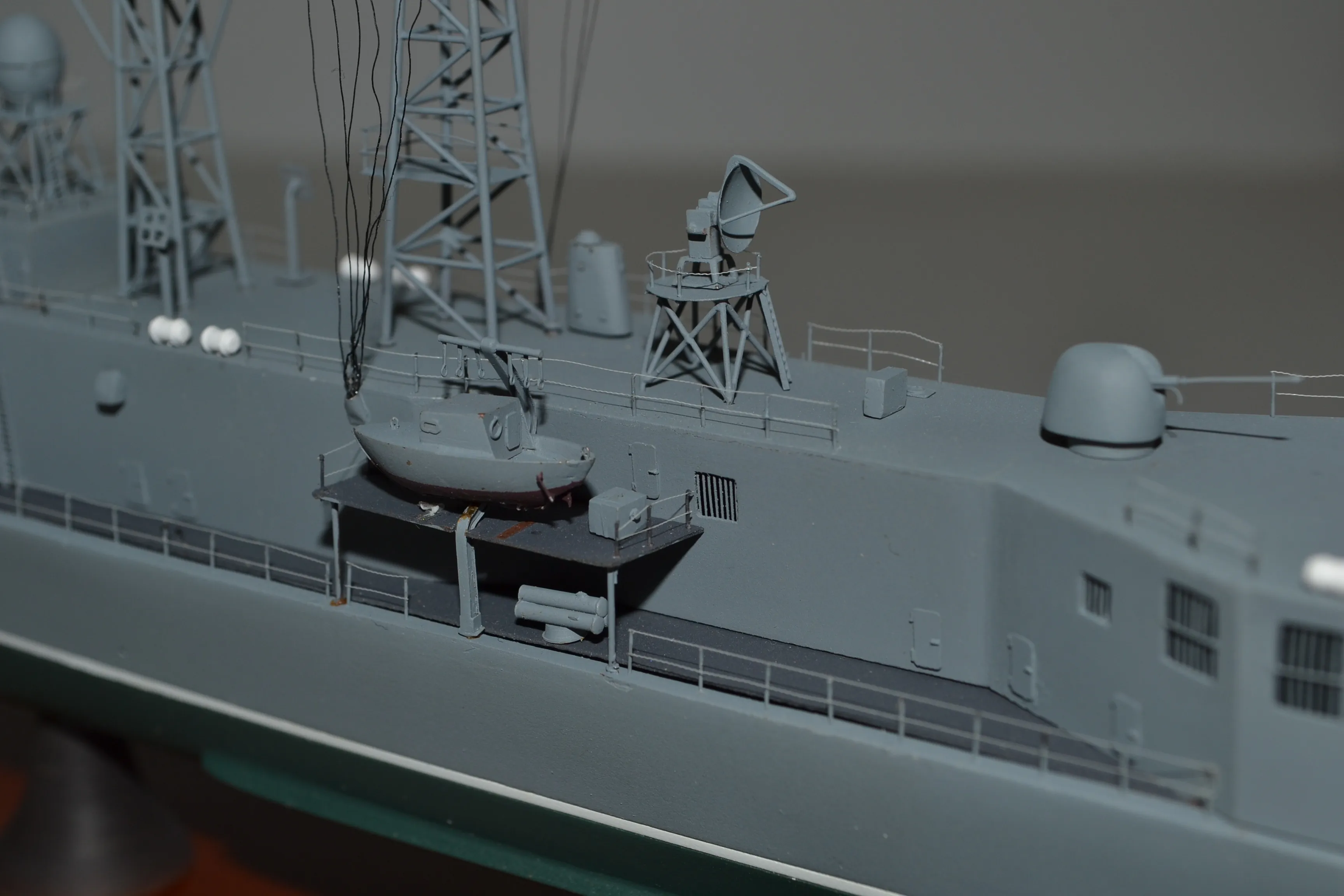 Модель корабля Фрегат FFG-9 «Уодсуорт» - Верфь на Столе