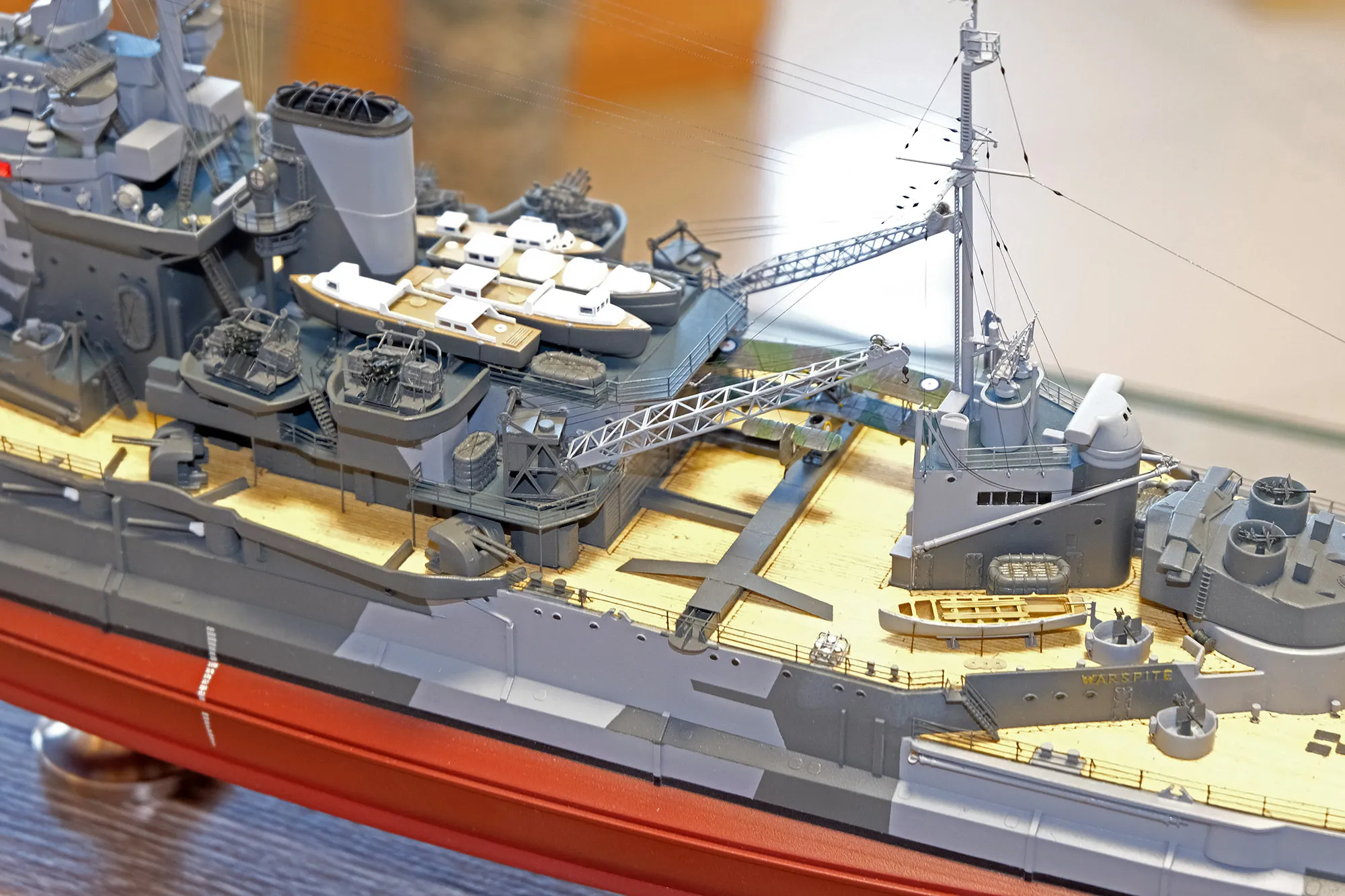 Модель корабля Британский линкор "Warspite" - Верфь на Столе