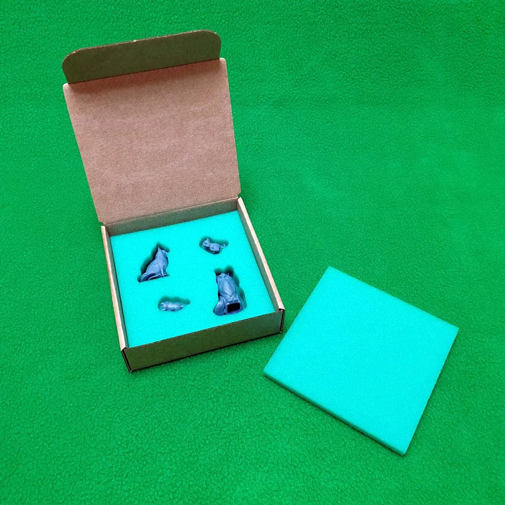 Кошки "Мудрость и озорство", набор из 4 фигурок, масштаб 1:12