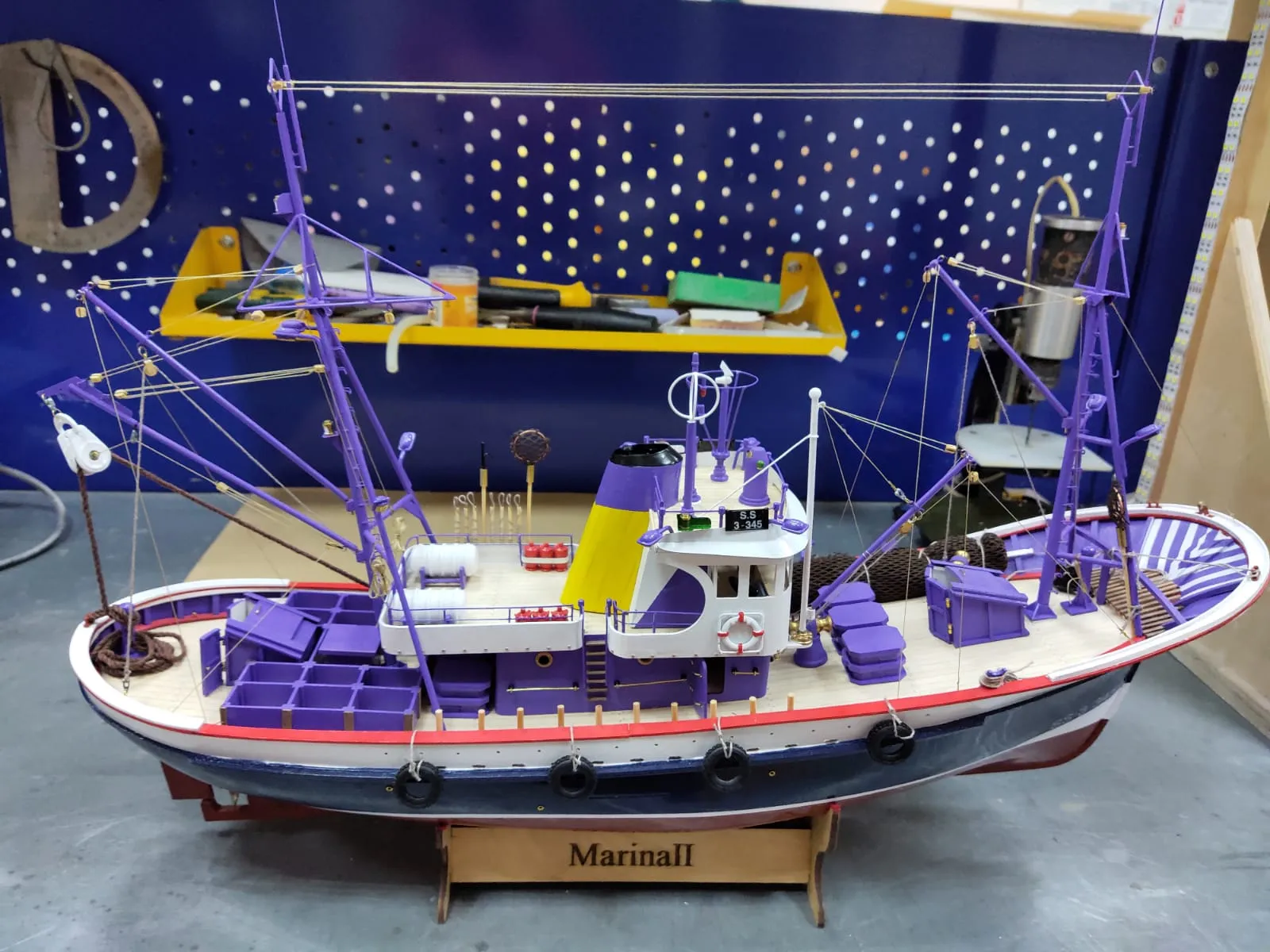 Модель корабля Рыболовное судно «Marina II» - Верфь на Столе