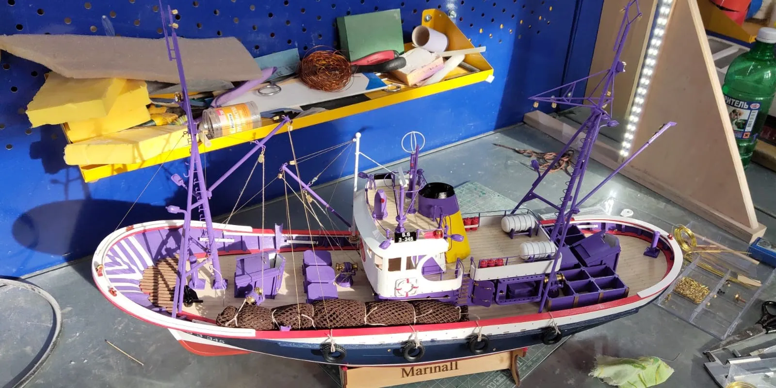 Модель корабля Рыболовное судно «Marina II» - Верфь на Столе