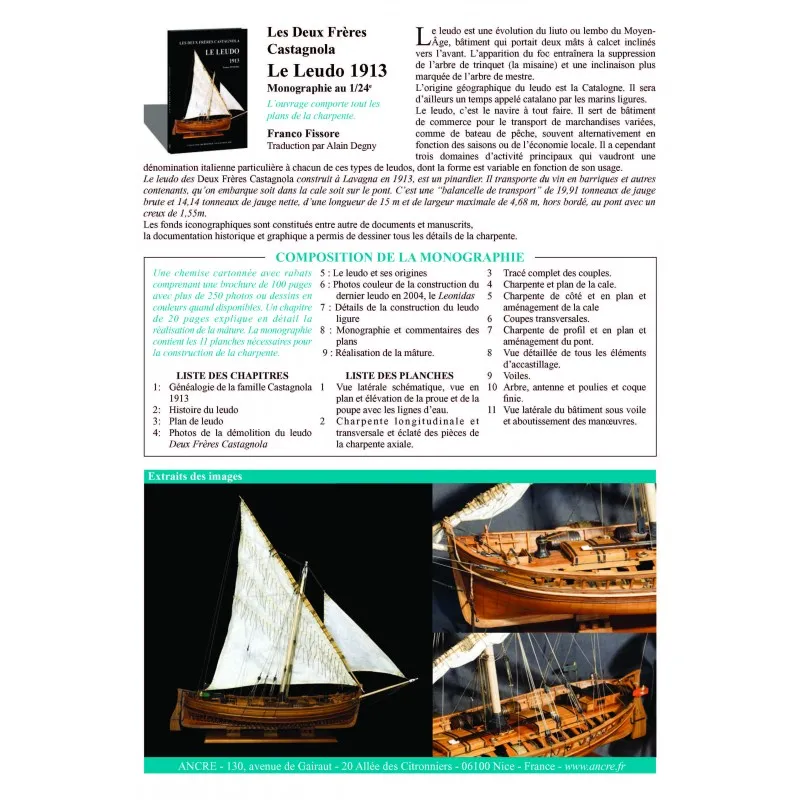 Le Leudo, 1913 + чертежи Le Leudo, 1913 + чертежи