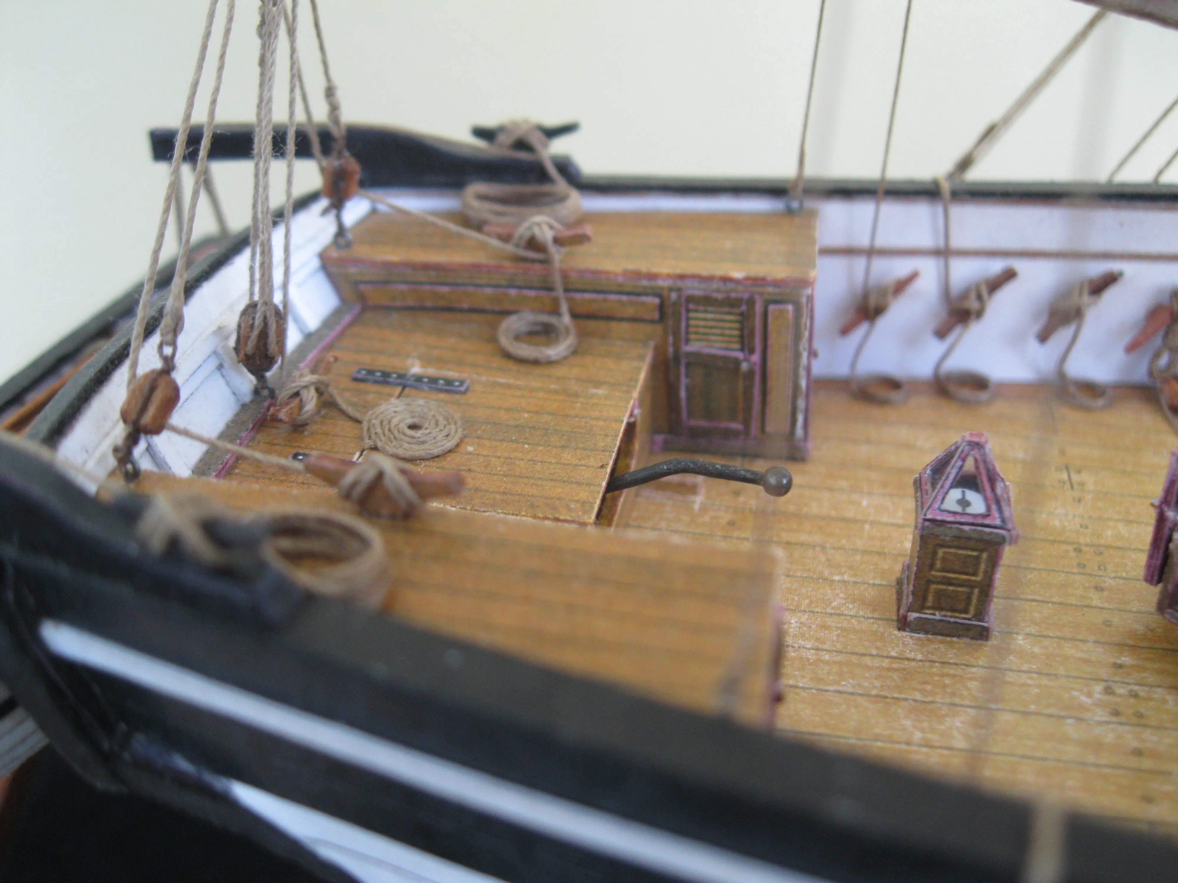 Модель корабля Тендер „Поспешный” - Верфь на Столе