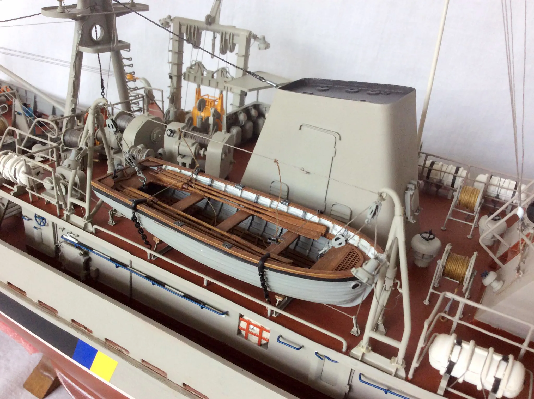 Модель корабля Водолазный бот проекта 535 типа "Краб"  - Верфь на Столе