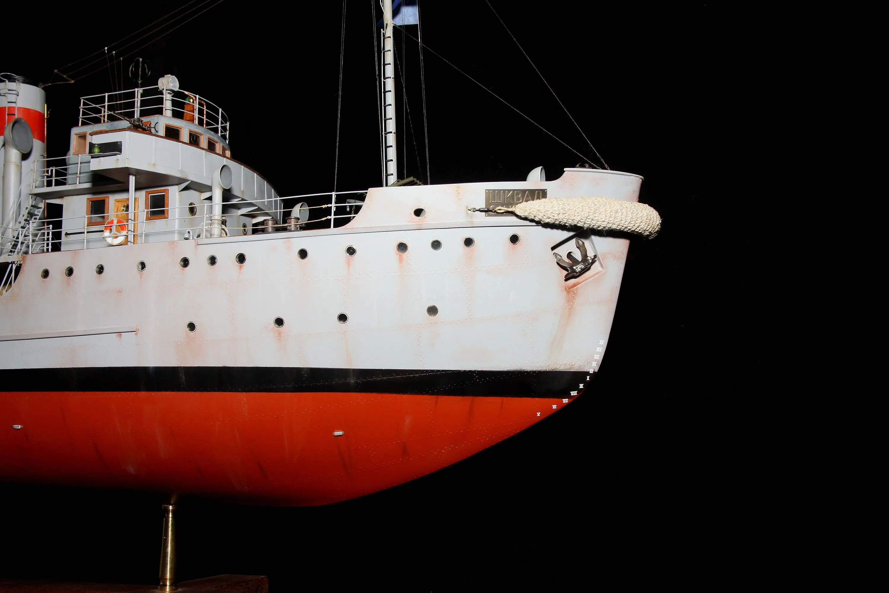 Модель корабля Буксир-спасатель "Шквал" 1943г. - Верфь на Столе