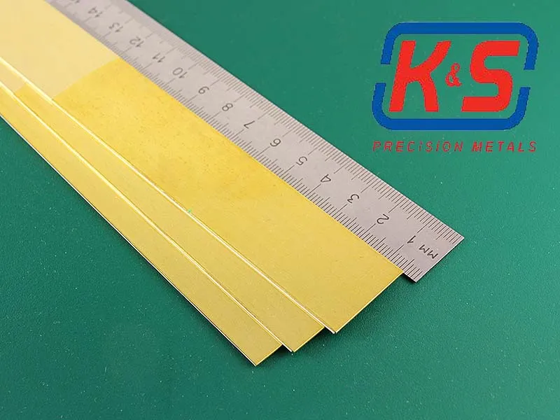 Полоска латунная 25х0,6 мм, 1 шт