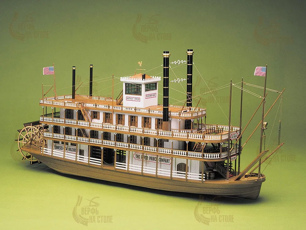 Модель парохода своими руками Mississippi Riverboat Модель парохода своими руками Mississippi Riverboat