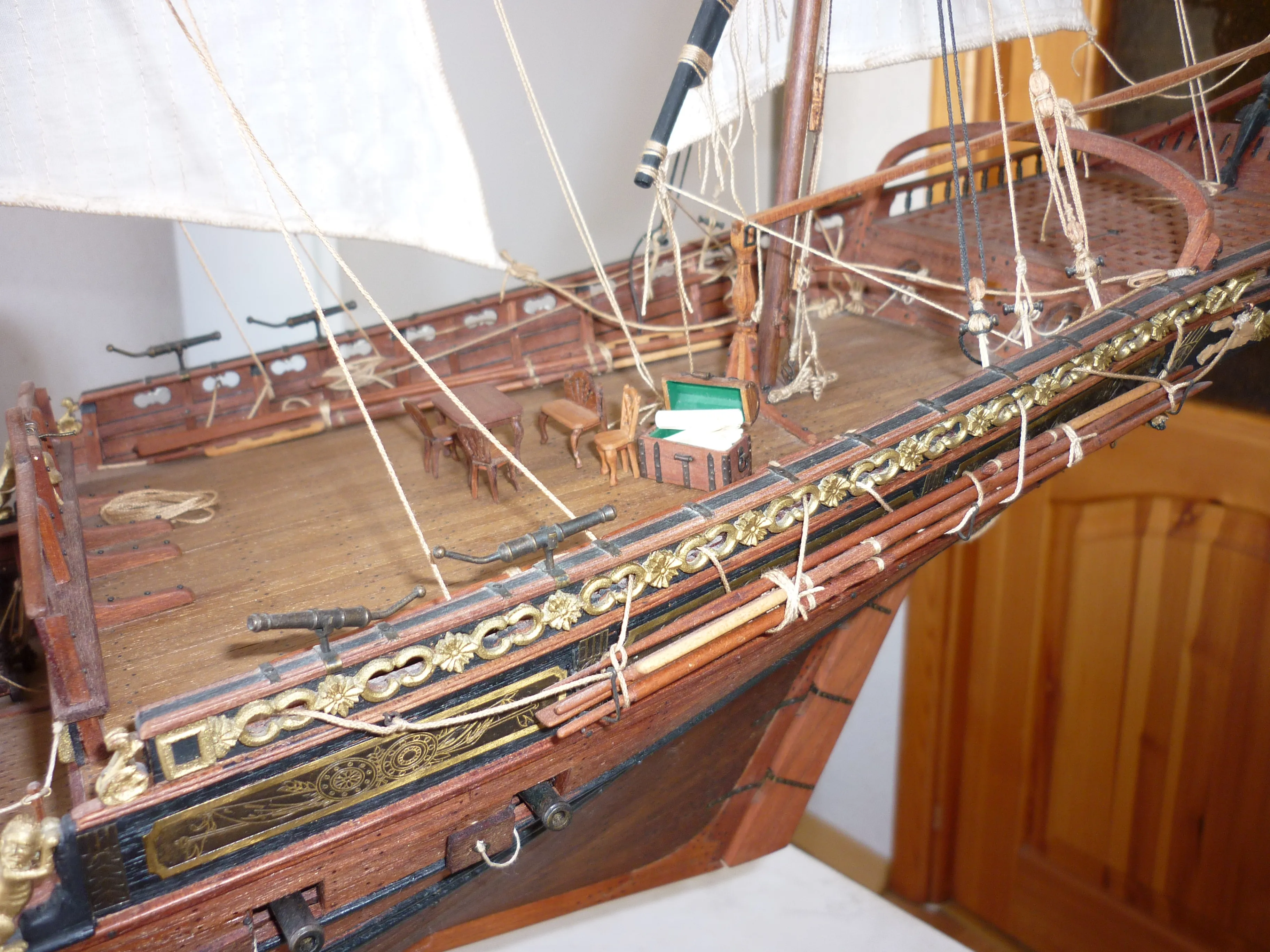 Модель корабля Шебека «Le Requin»  - Верфь на Столе