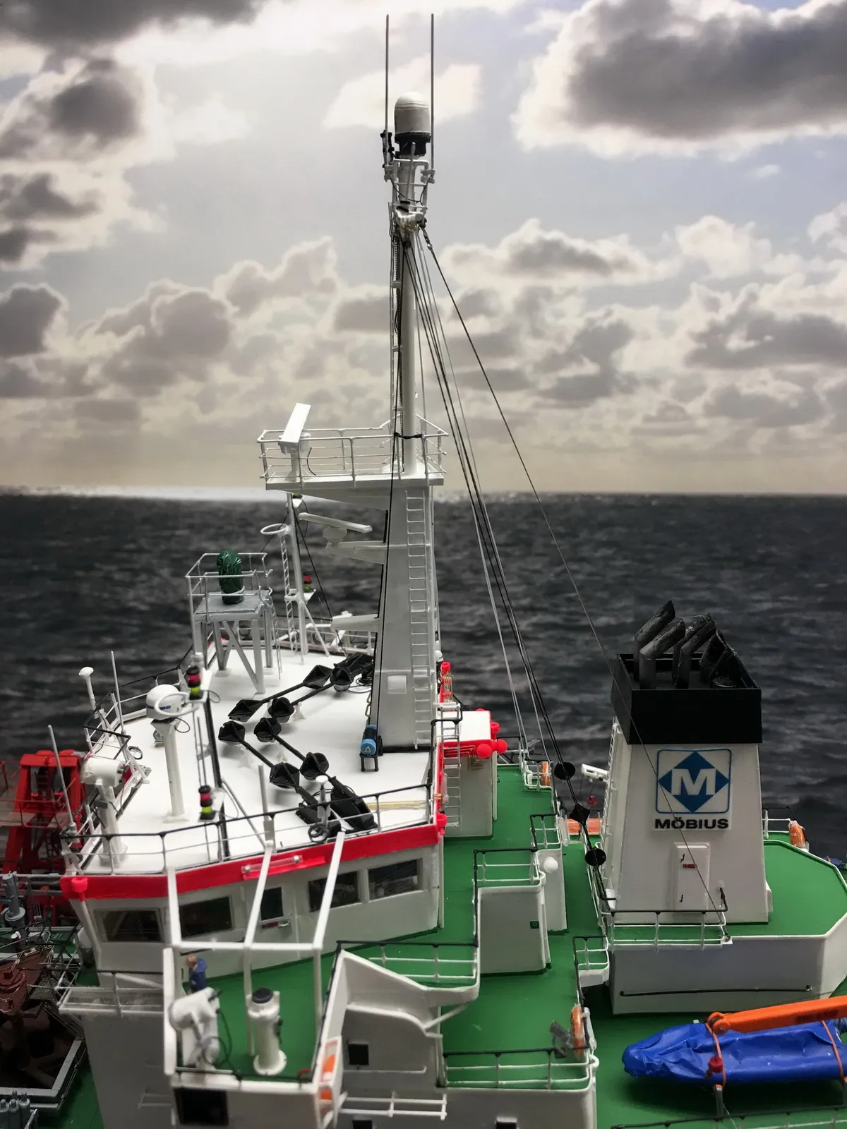 Модель корабля dredger "Josef Möbius" - Верфь на Столе