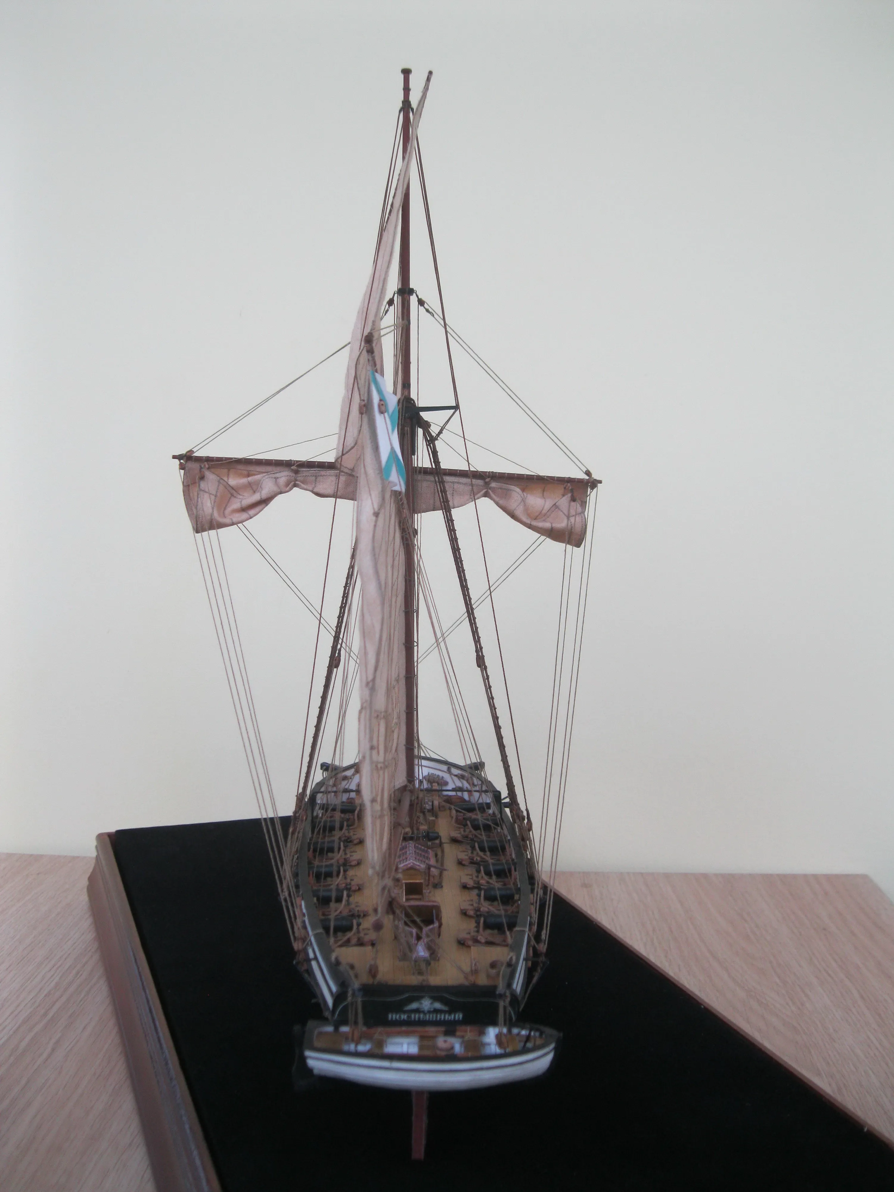 Модель корабля Тендер „Поспешный” - Верфь на Столе