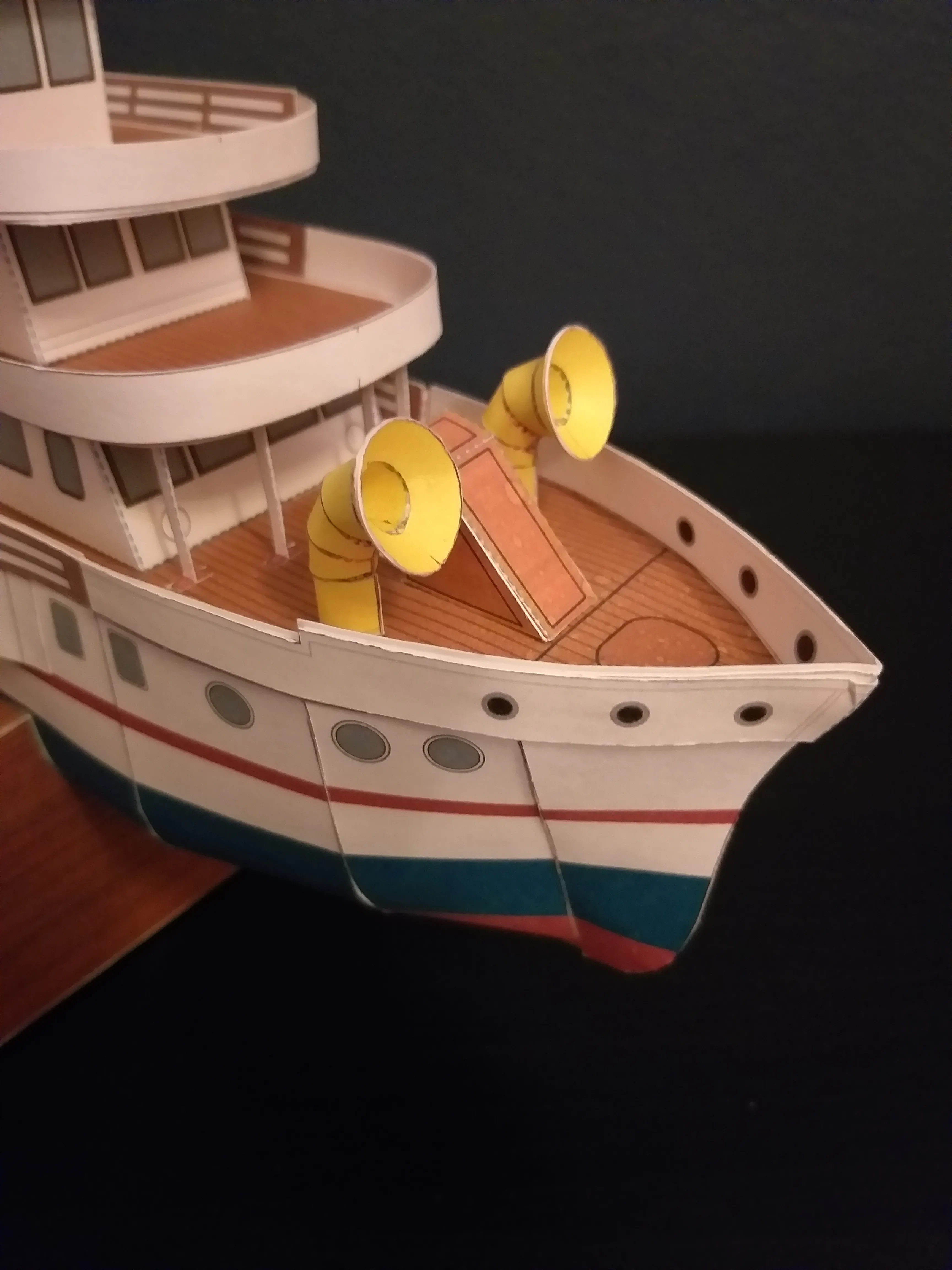 Модель корабля Колесный пароход - Верфь на Столе