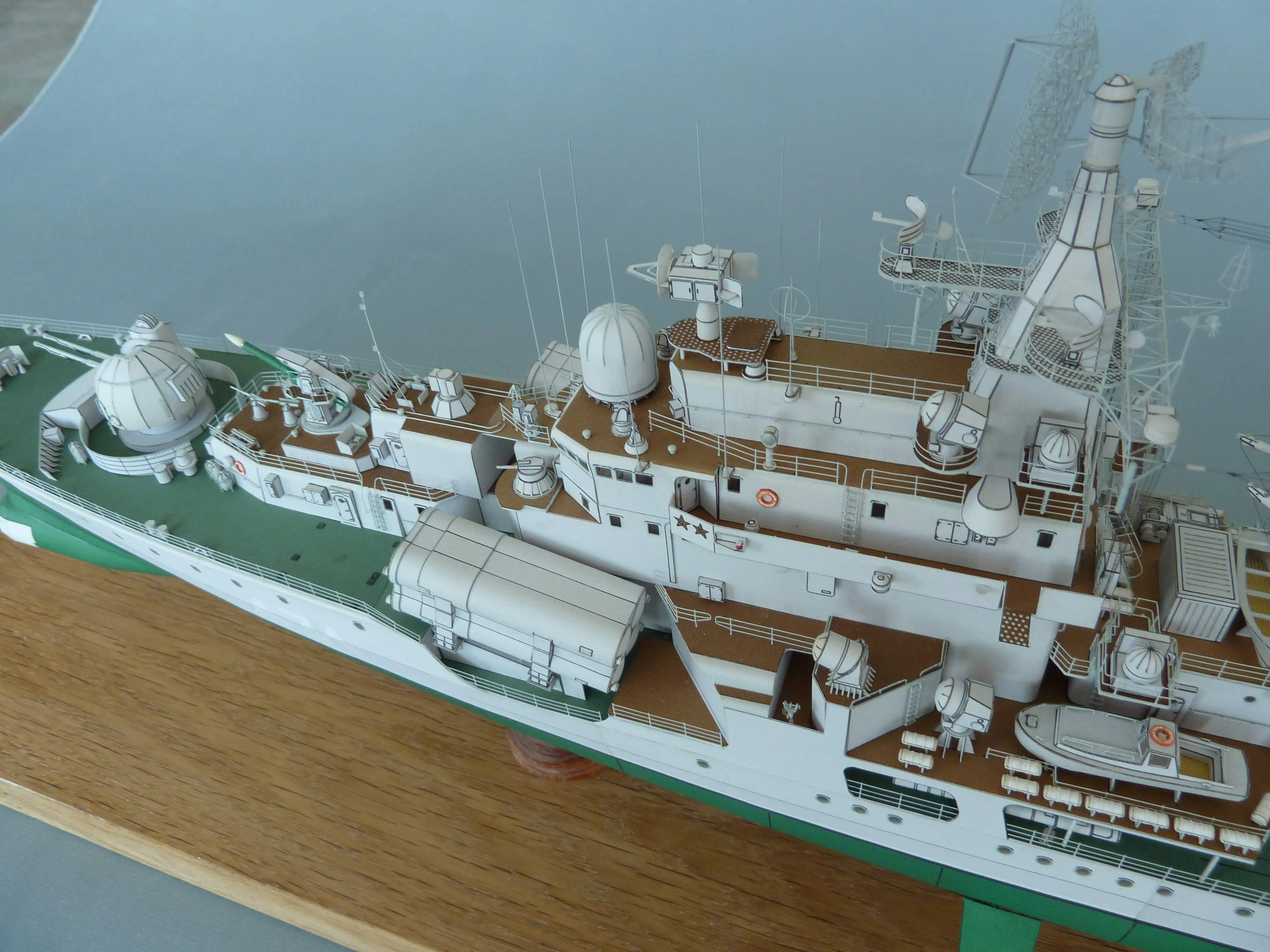 Модель корабля ЭМ пр. 956 "Современный"  - Верфь на Столе