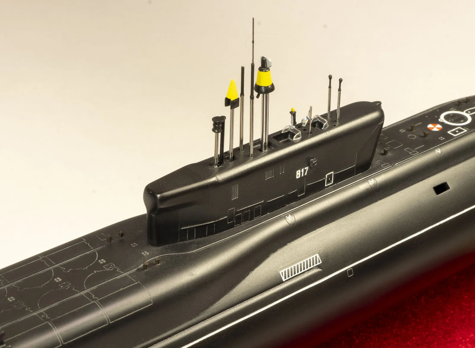 Модель корабля АПЛ К-551 "Владимир Мономах" проекта 955 Борей - Верфь на Столе