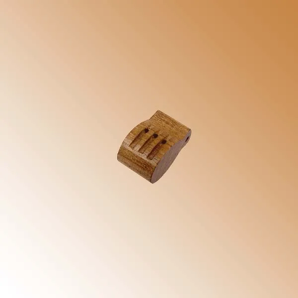 Комель-блок, трехшкивный, орех, 12 мм, 2 шт