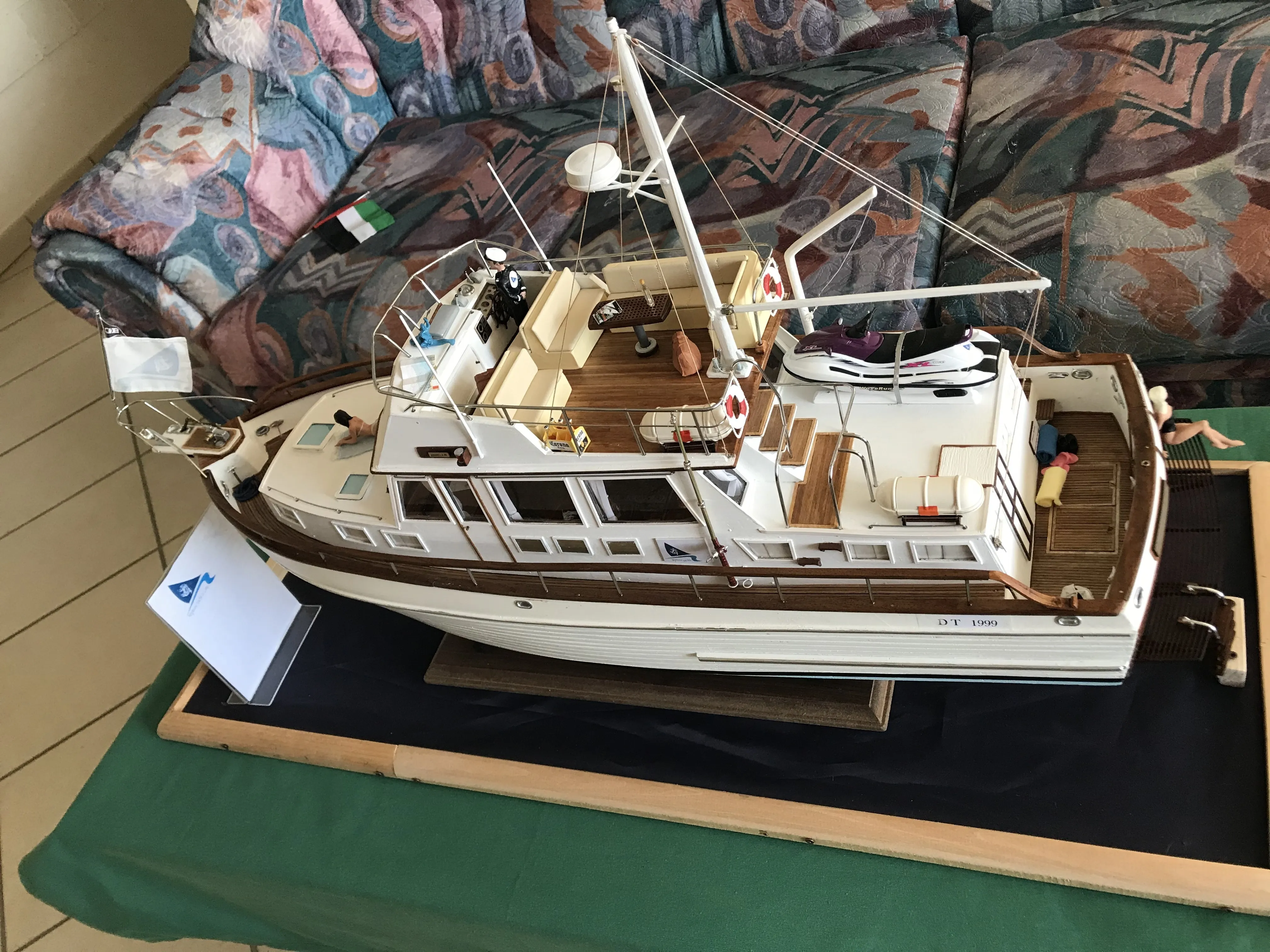 Модель корабля YACHT 46 FEETS “ANNARELLA” - Верфь на Столе