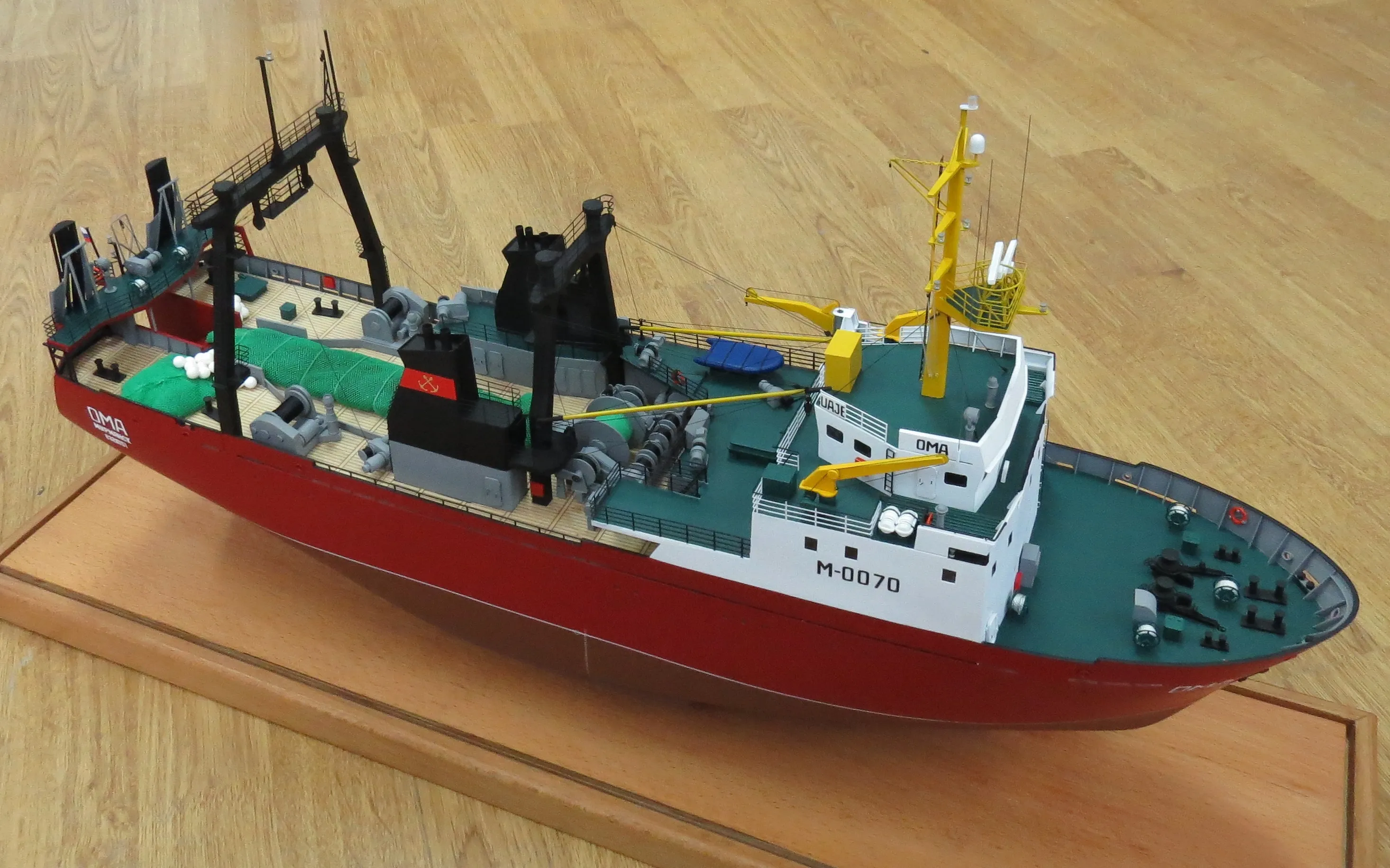 Модель корабля Рыболовный траулер «Ома»  - Верфь на Столе