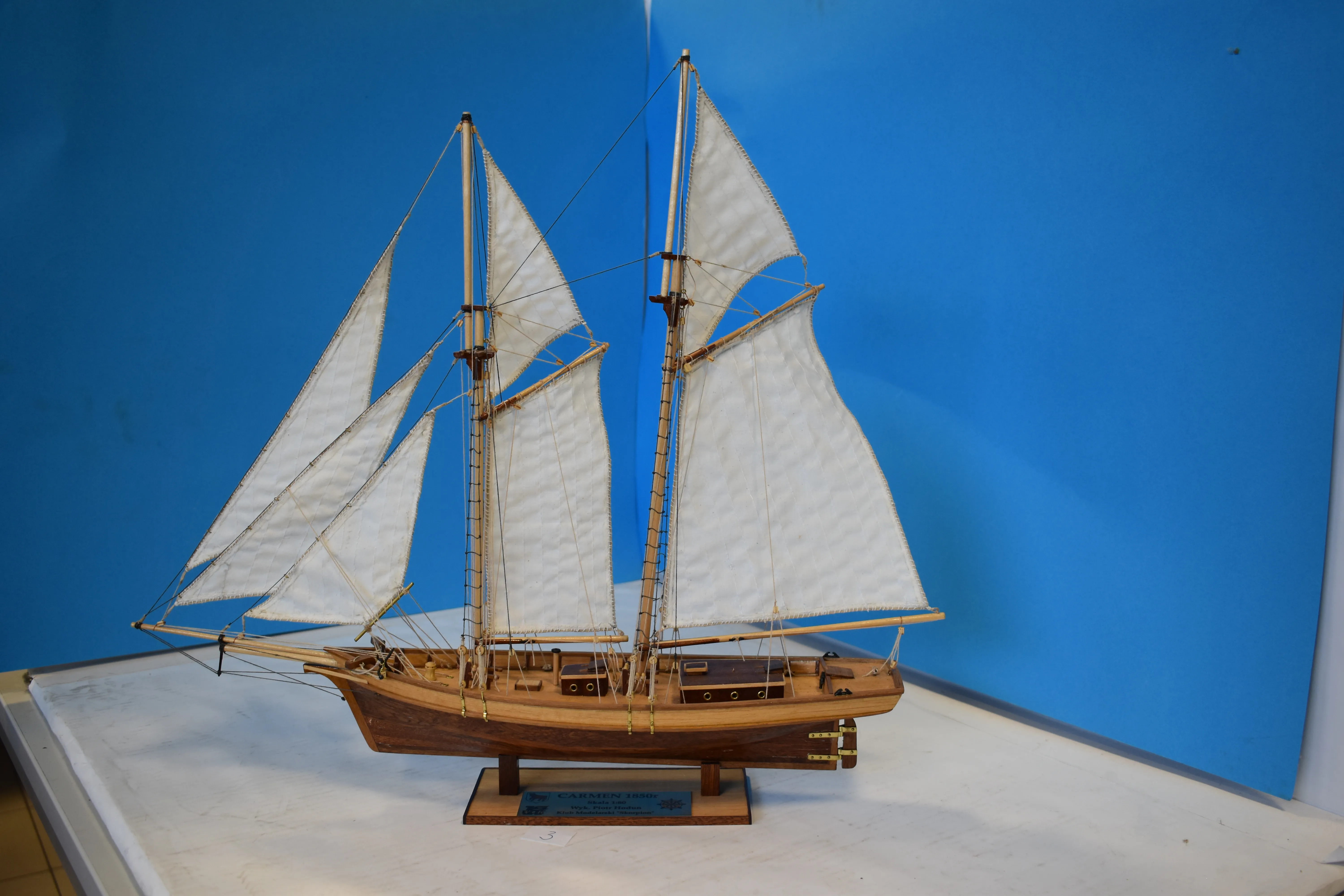 Модель корабля Парусный корабль "Carmen" - Верфь на Столе