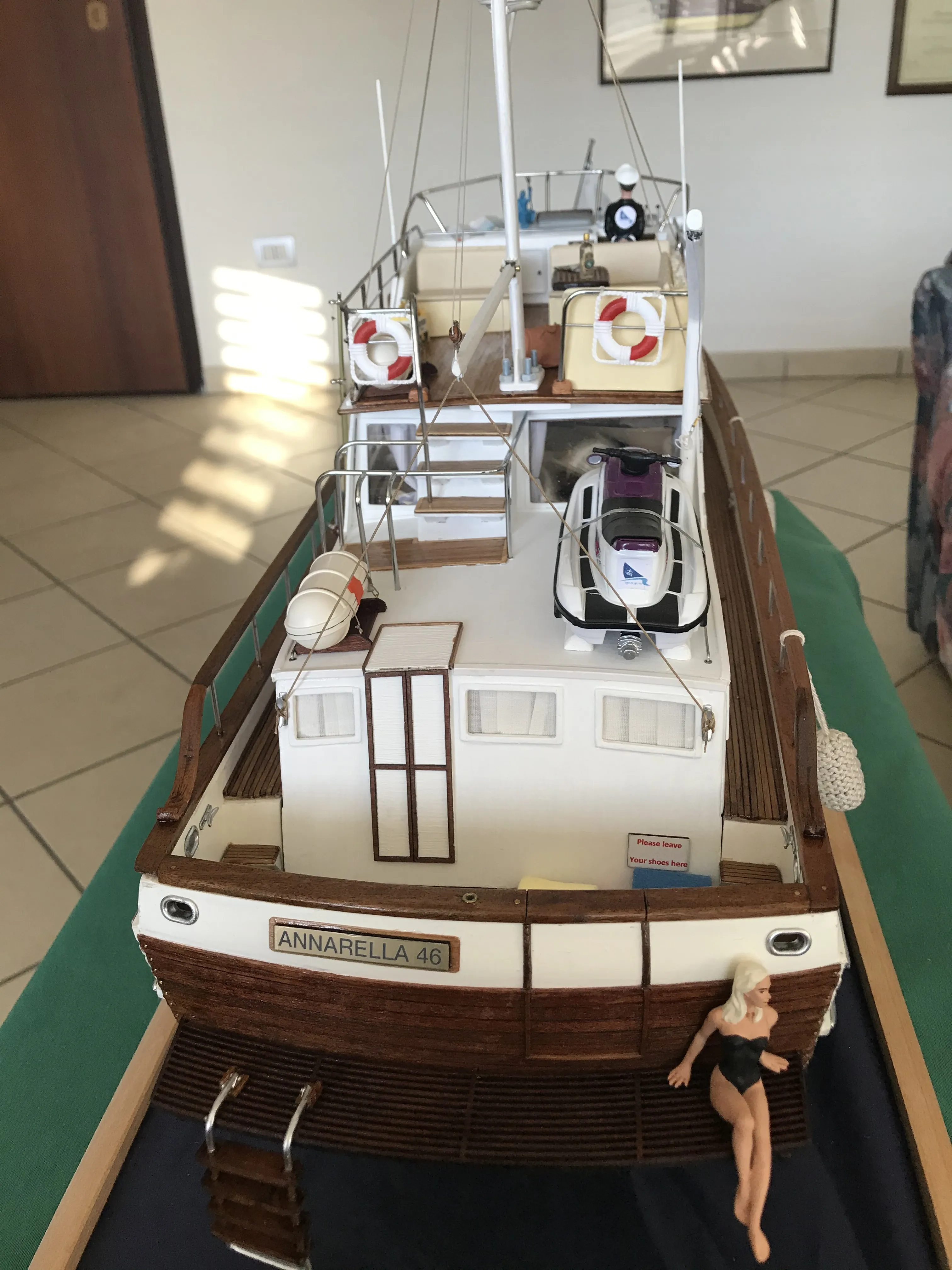 Модель корабля YACHT 46 FEETS “ANNARELLA” - Верфь на Столе