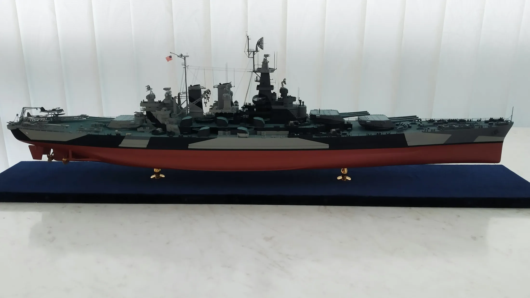 Модель корабля Линкор «North Carolina» - Верфь на Столе