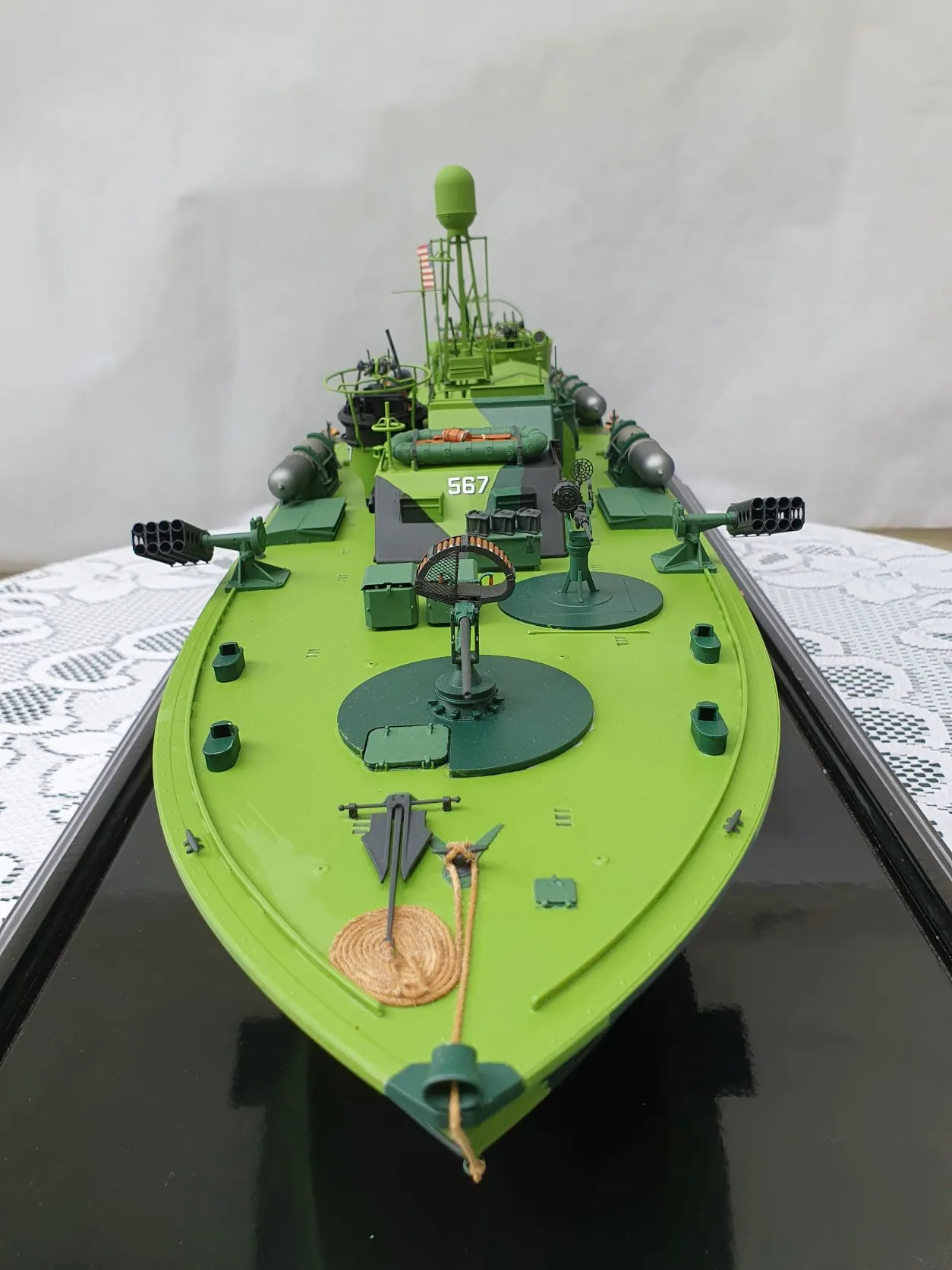 Модель корабля ELCO 80 TORPEDO BOAT PT-567  - Верфь на Столе