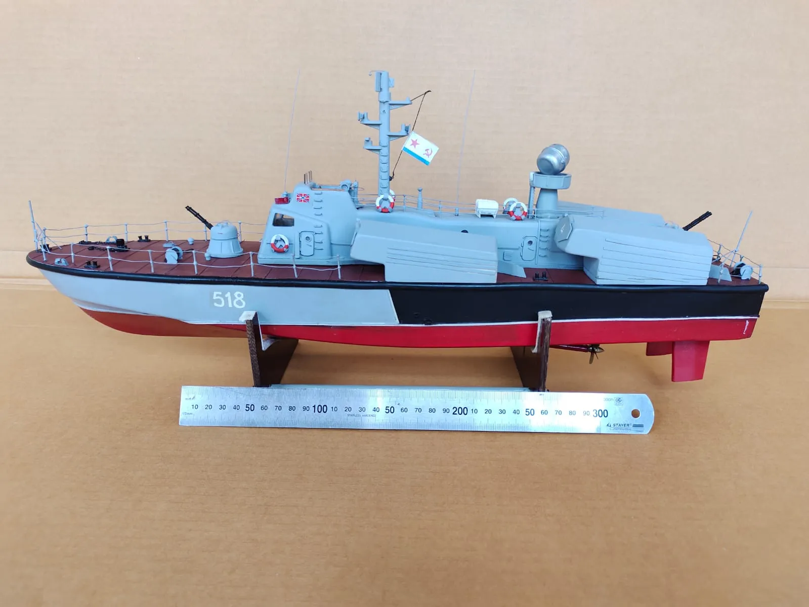 Модель корабля Ракетный катер проект 205 «Москит» - Верфь на Столе