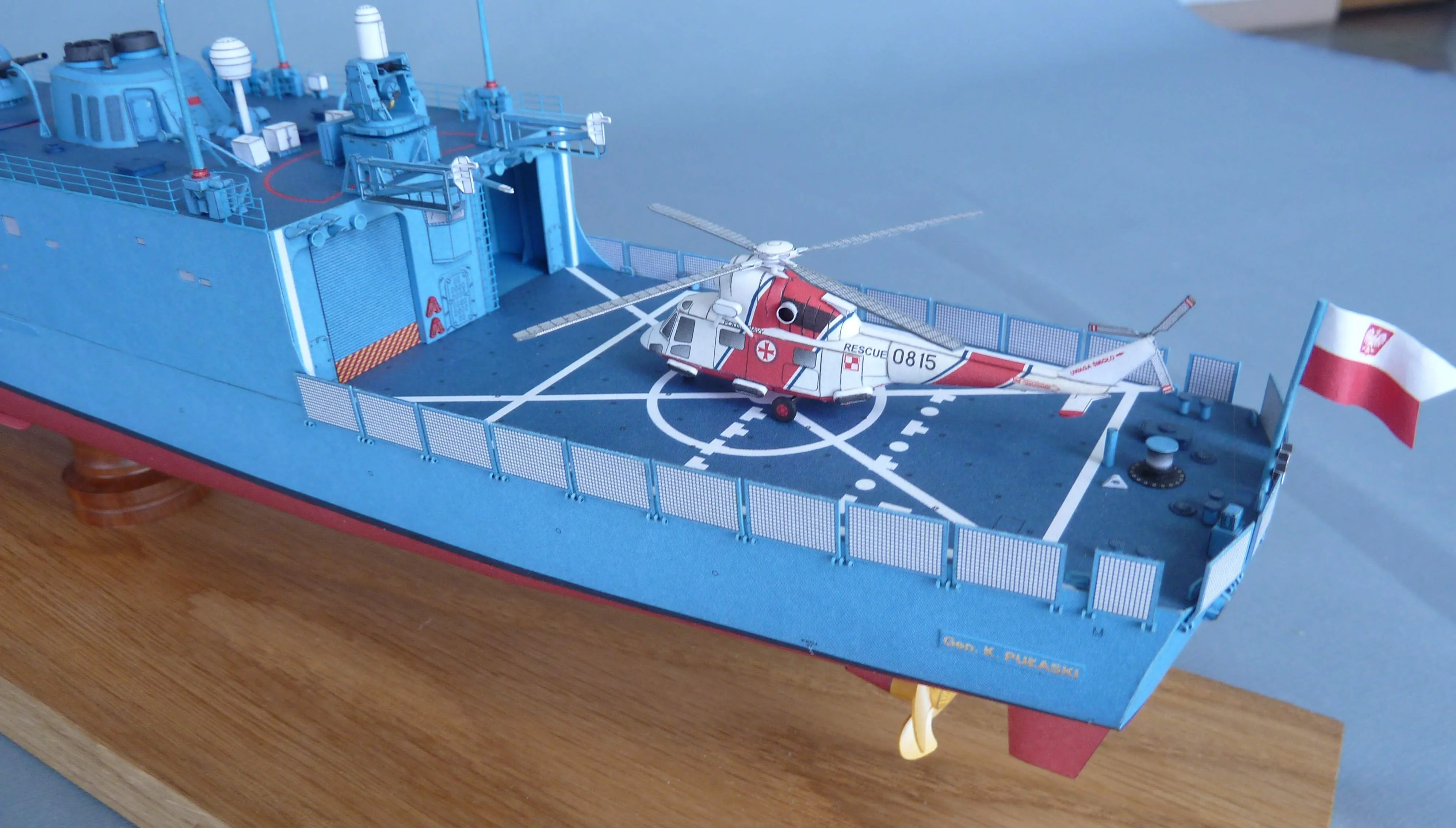 Модель корабля Генерал K. Pulaski - Верфь на Столе