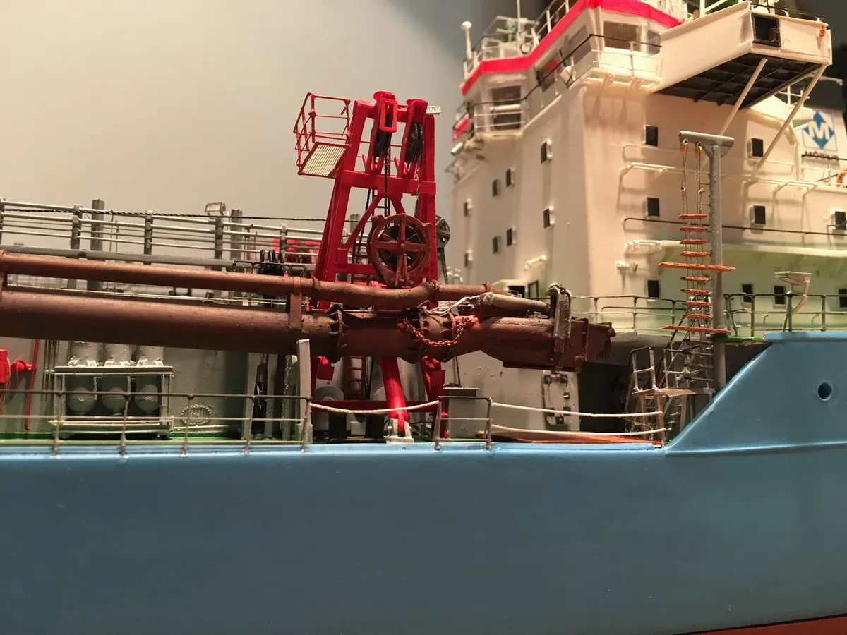 Модель корабля dredger "Josef Möbius" - Верфь на Столе