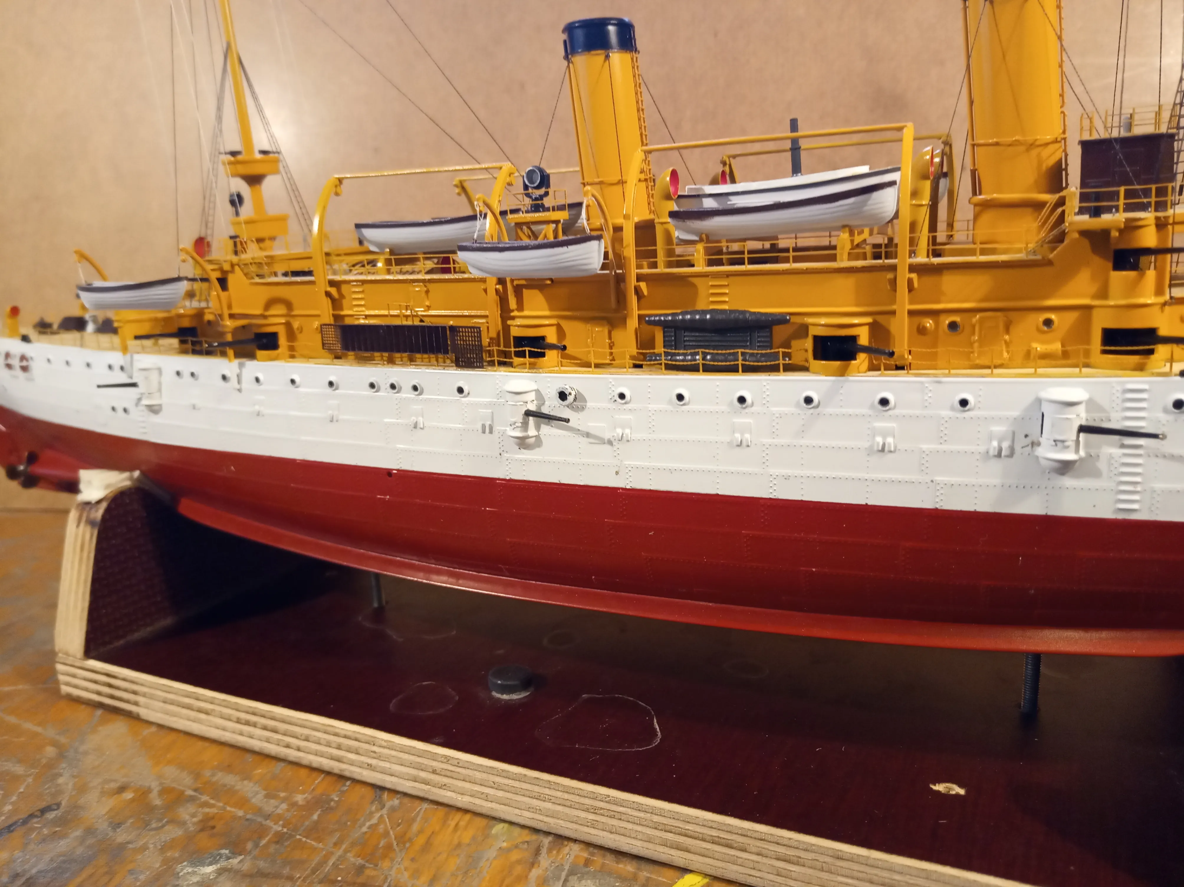 Модель корабля Protected Cruiser USS "OLIMPIA" - Верфь на Столе