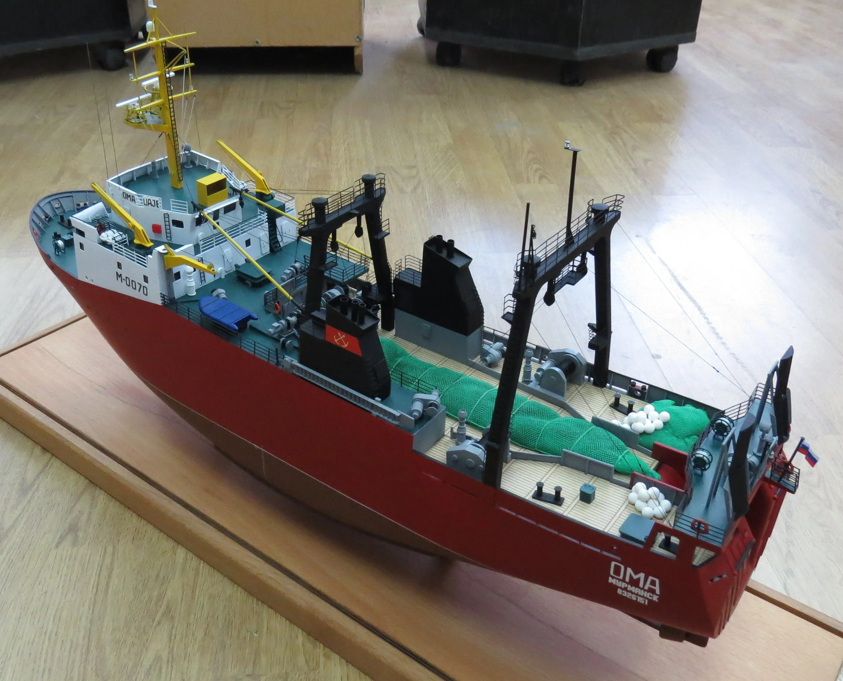 Модель корабля Рыболовный траулер «Ома»  - Верфь на Столе
