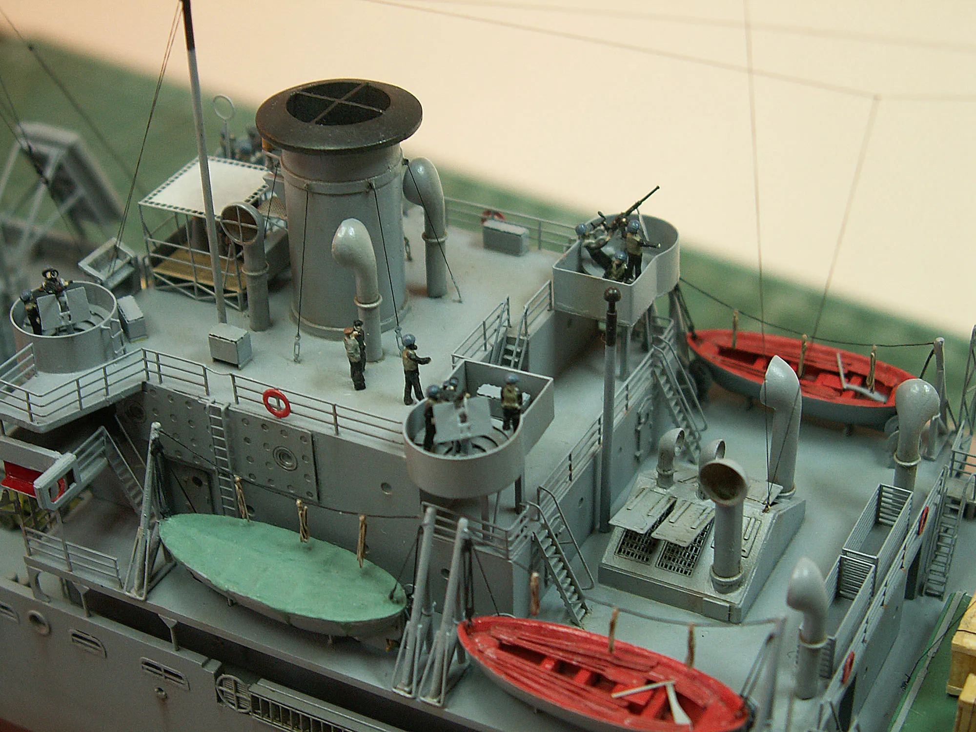 Модель корабля Диорама "Североморцы" - Верфь на Столе