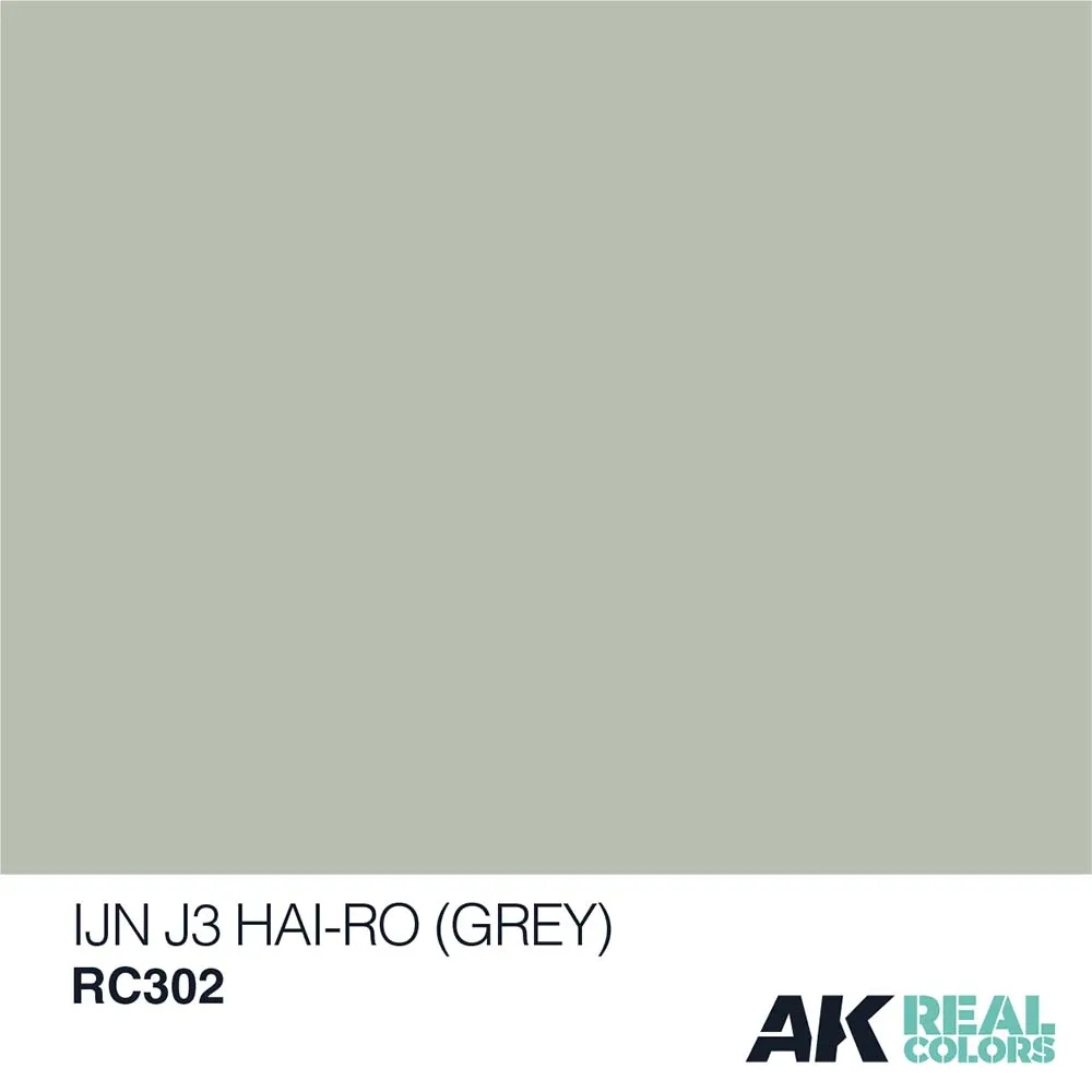 Краска AK Interactive, акриловая  IJN J3 HAI-IRO (GREY) / Серый, 10 мл