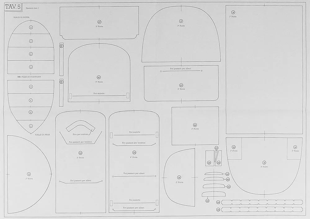 Чертеж парохода Robert E. Lee