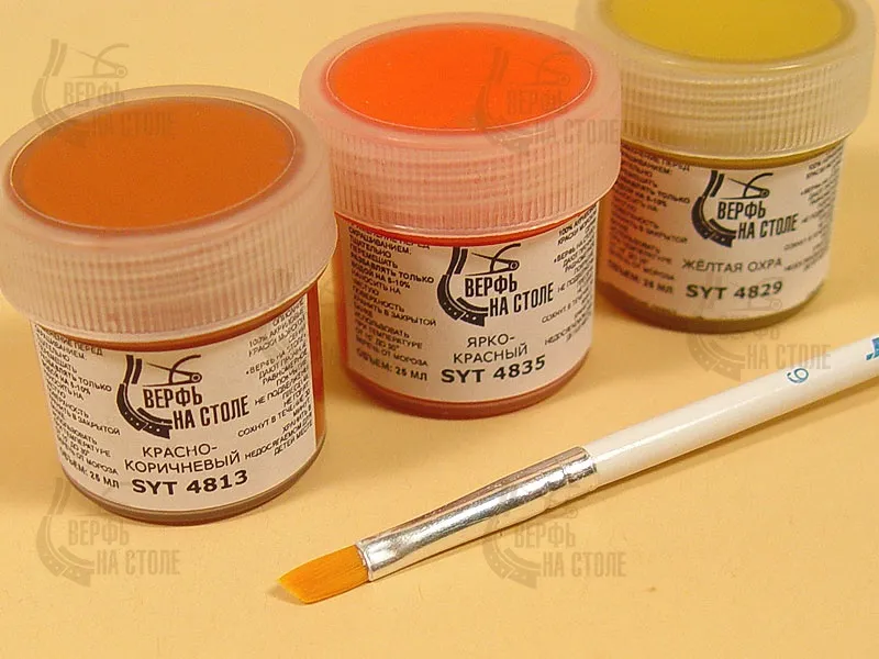 Кисть из синтетического волоса, ретушная N 6