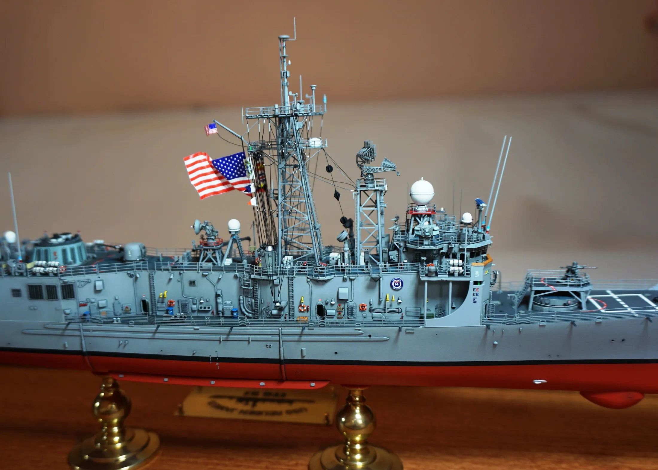 Модель корабля Фрегат Reuben James (FFG-57) - Верфь на Столе