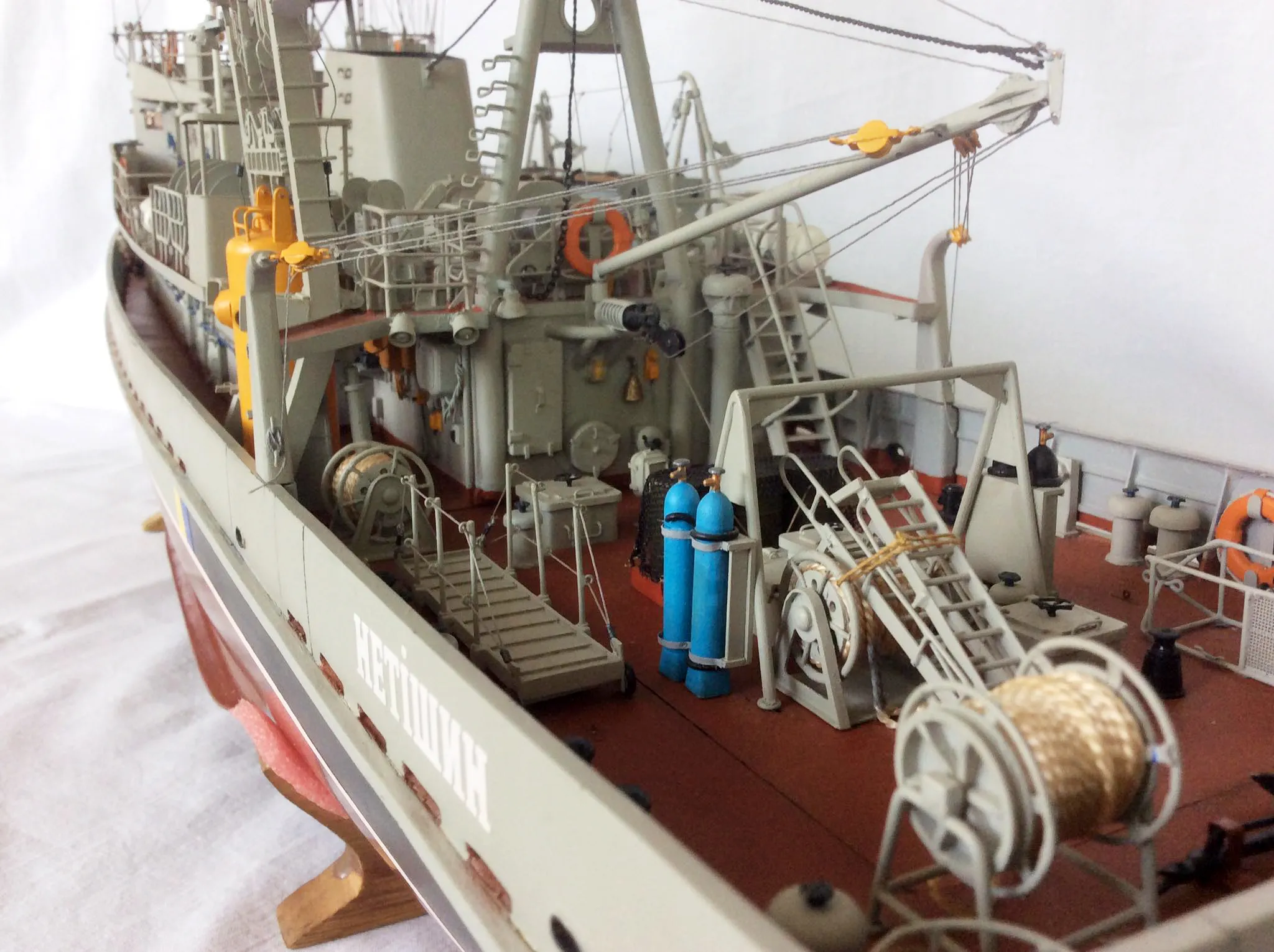 Модель корабля Водолазный бот проекта 535 типа "Краб"  - Верфь на Столе