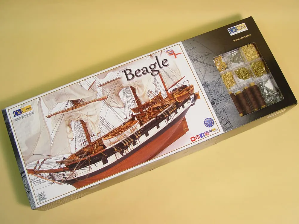 Барк HMS Beagle + (Полный набор инструментов, клея и краски)