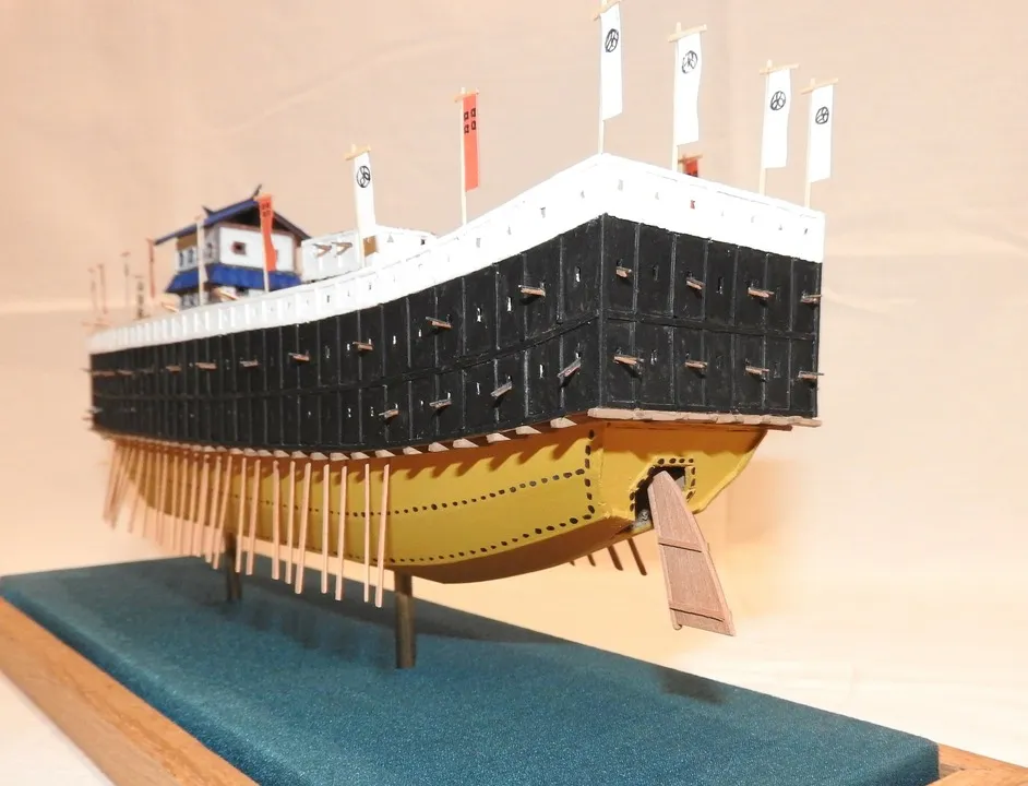 Модель корабля О'Атакебуне - Верфь на Столе