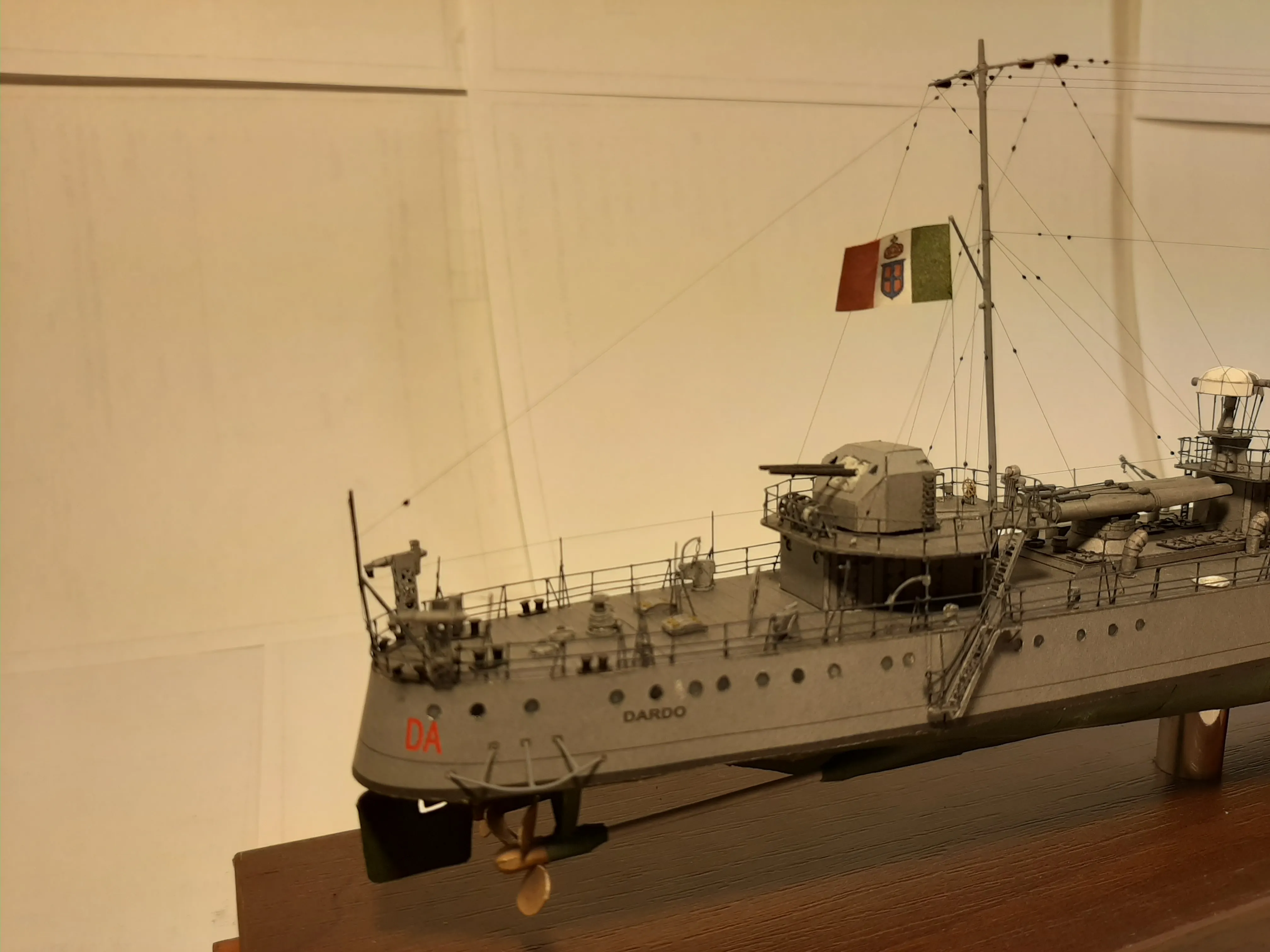 Модель корабля Эсминец "Dardo" - Верфь на Столе