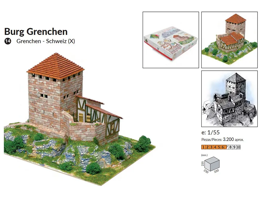 керамический конструктор купить Замок Grenchen