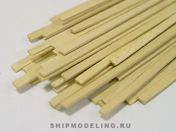 Рейка 1х6 мм, анегри, 4 шт