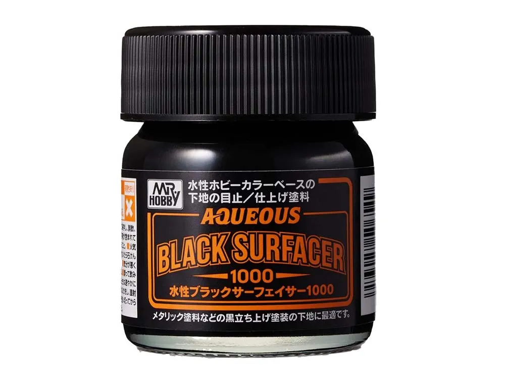 Грунтовка черная на водной основе HSF03, Aqueous Surfacer 1000, 40 мл.