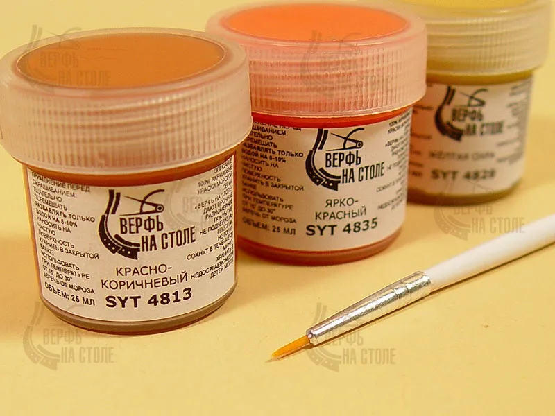 Кисть из синтетического волоса, круглая N 000