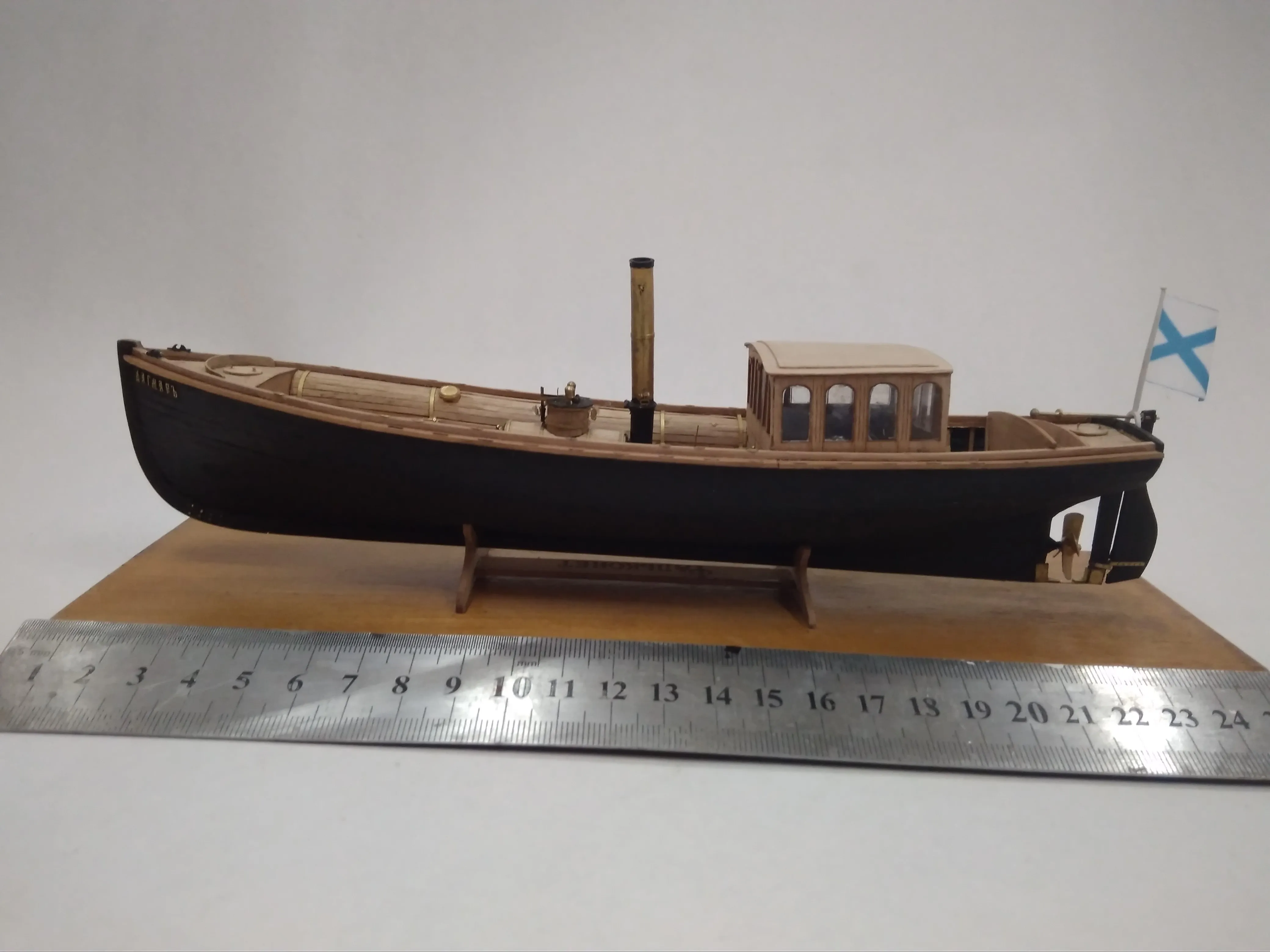 Модель корабля Императорский паровой катер «ДАГМАРЬ»  - Верфь на Столе