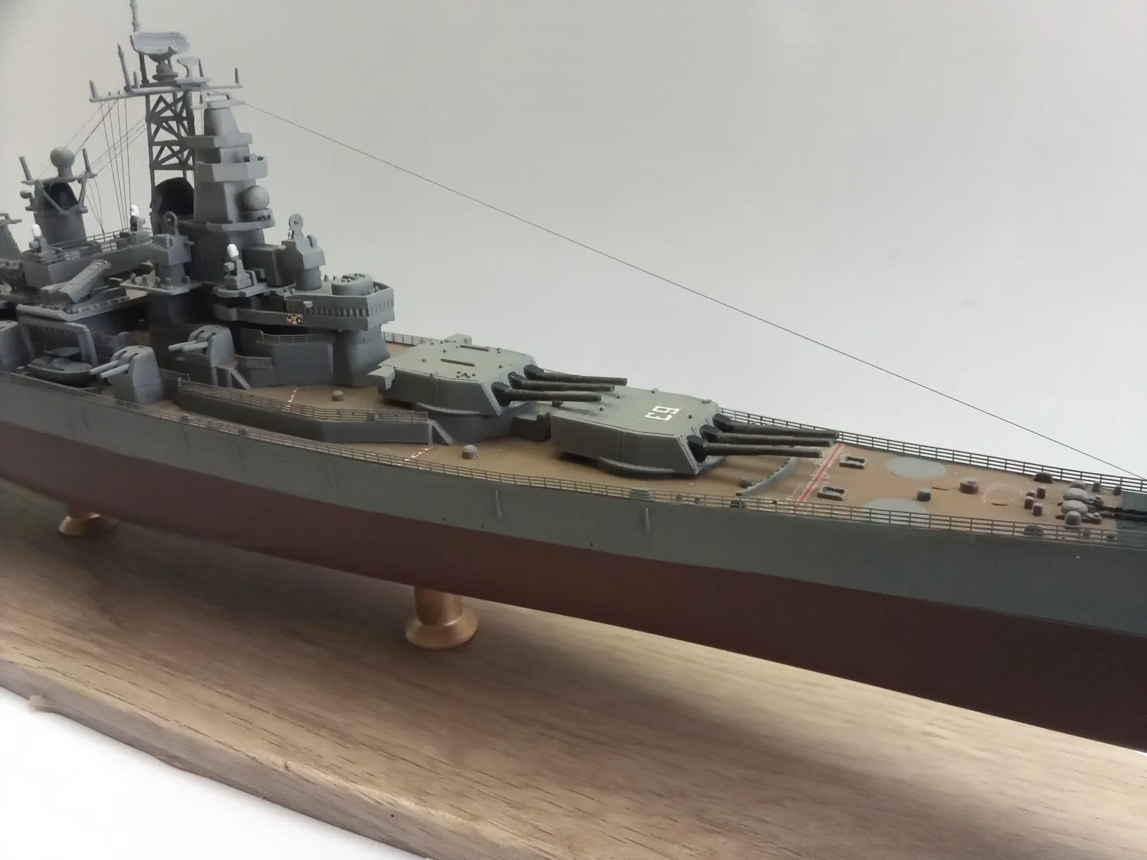 Модель корабля "Миссури" - Верфь на Столе