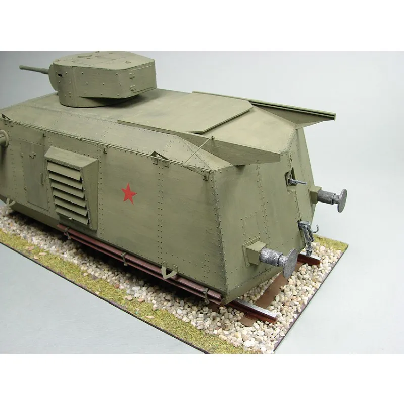 BDT, Shipyard, бумажная модель бронедрезины