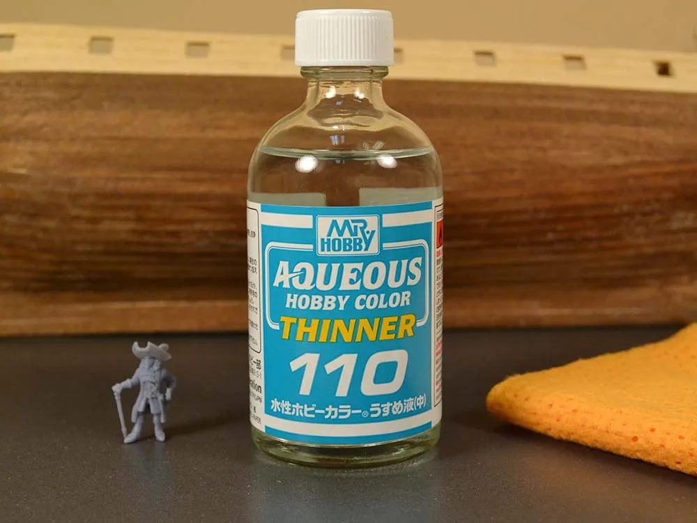 Разбавитель Aqueous для водоразбавляемых красок Mr. Hobby, 110 мл