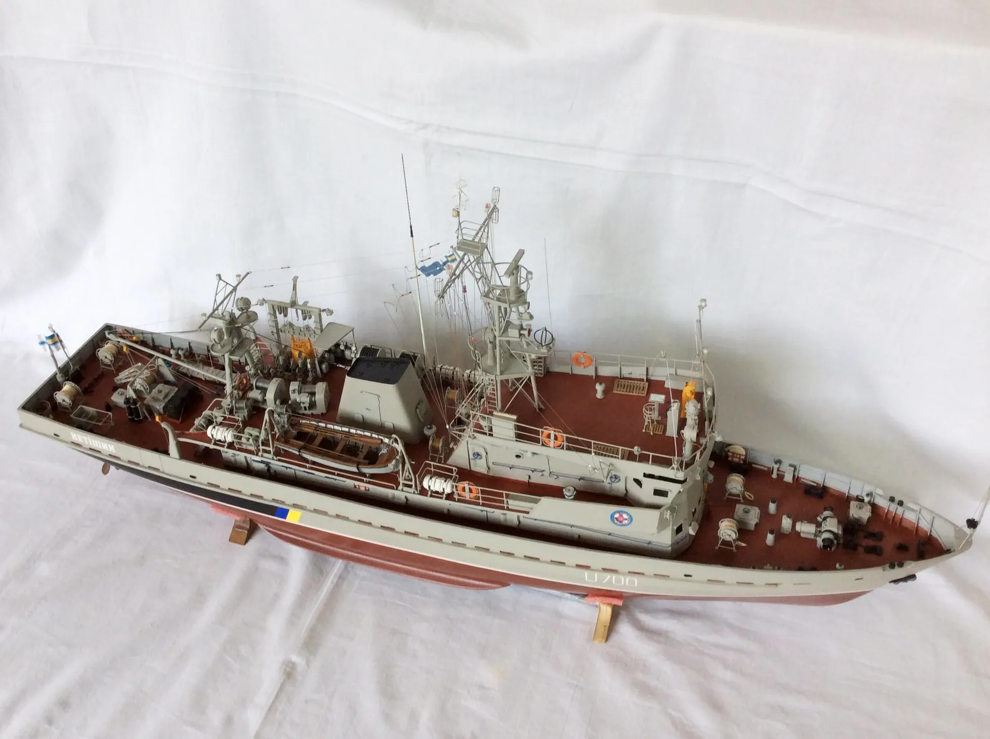 Модель корабля Водолазный бот проекта 535 типа "Краб"  - Верфь на Столе