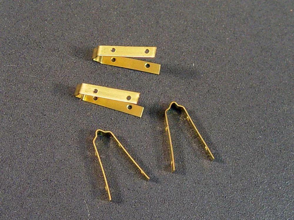 Петля для руля, латунь, 4x15 мм, 2 пары